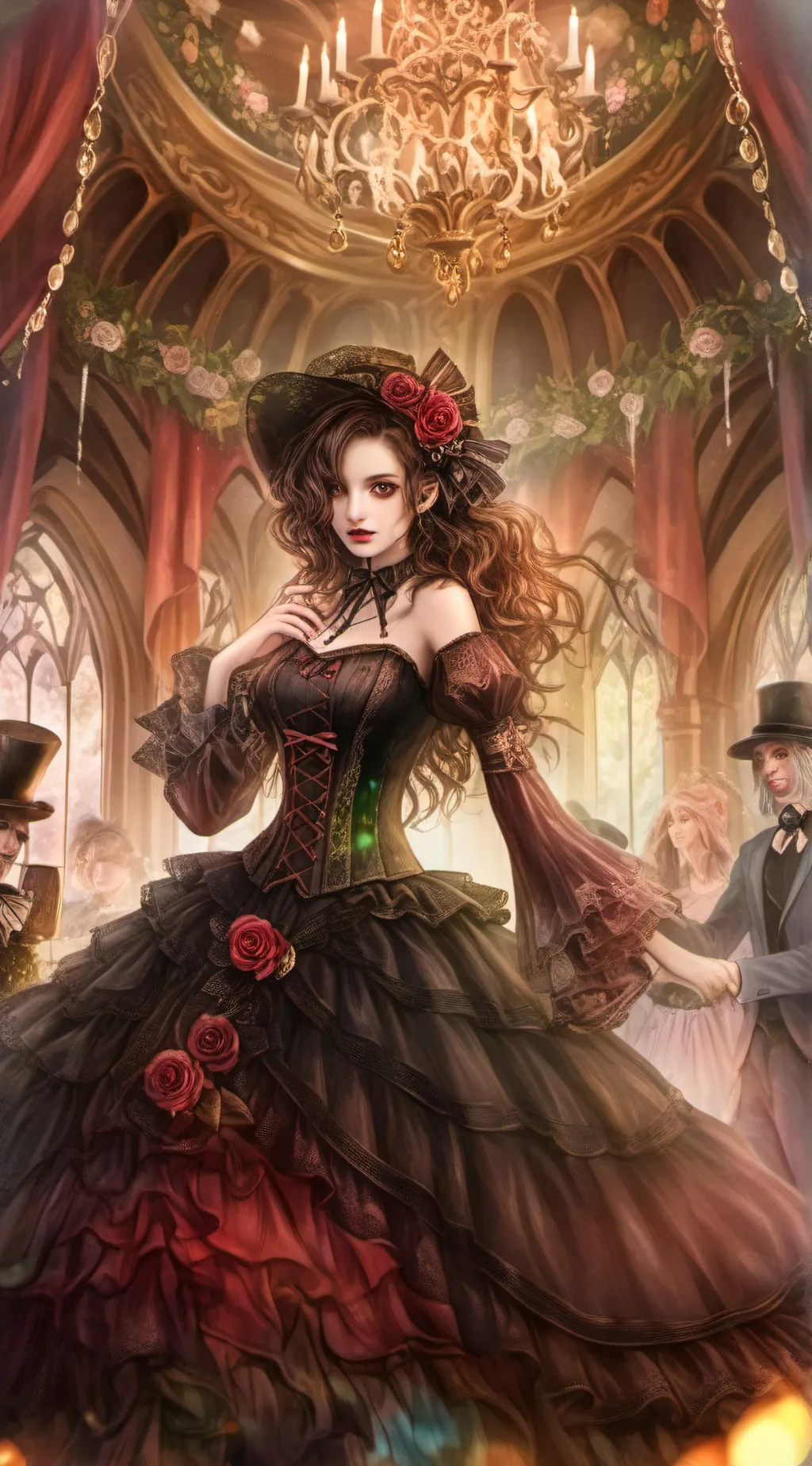ai character: hazbim party  background
