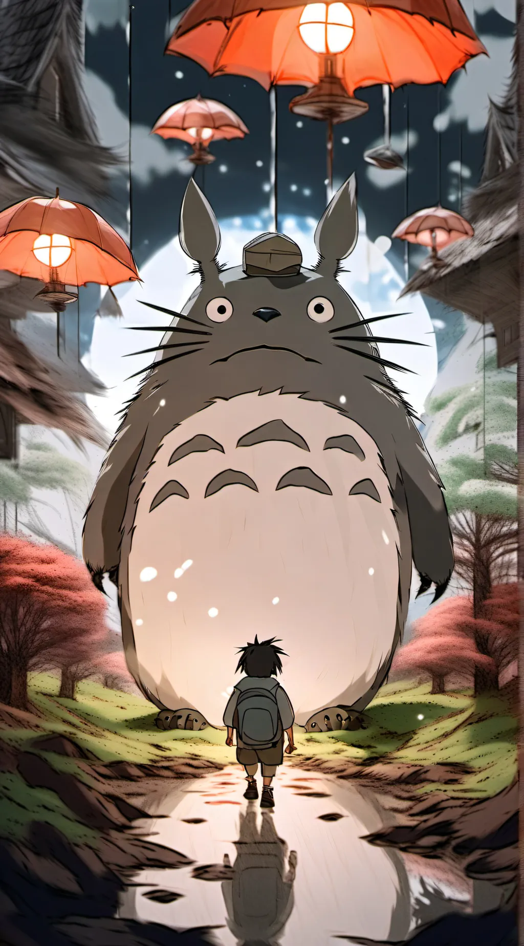 ai character: Totoro background