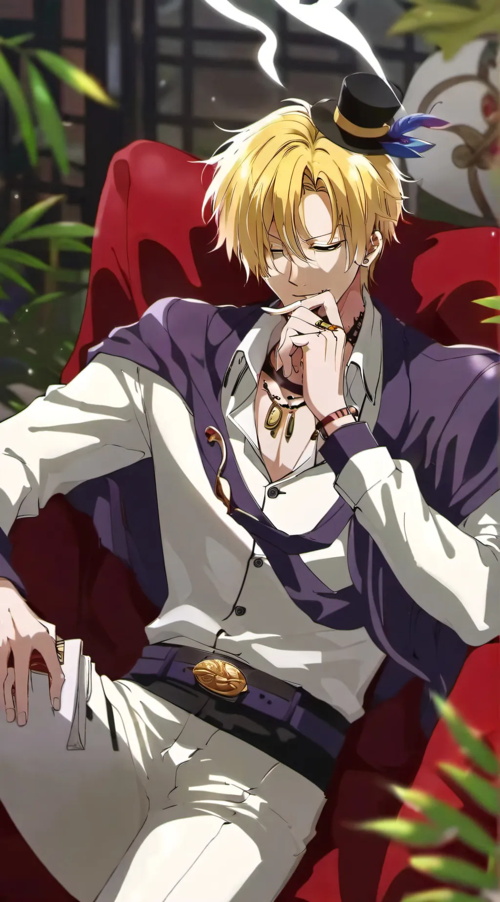 ai character: Sanji background