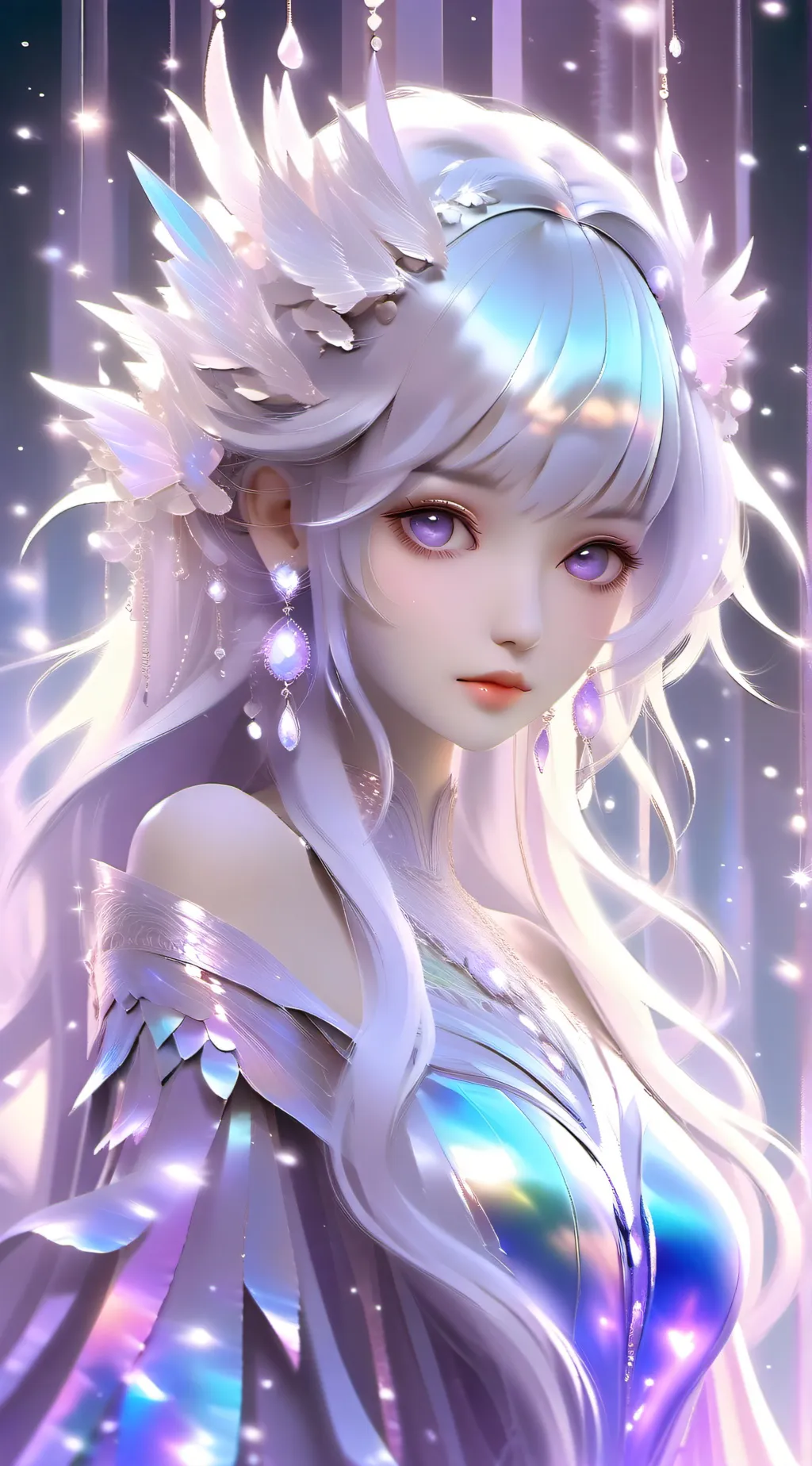ai character: izza <3 background