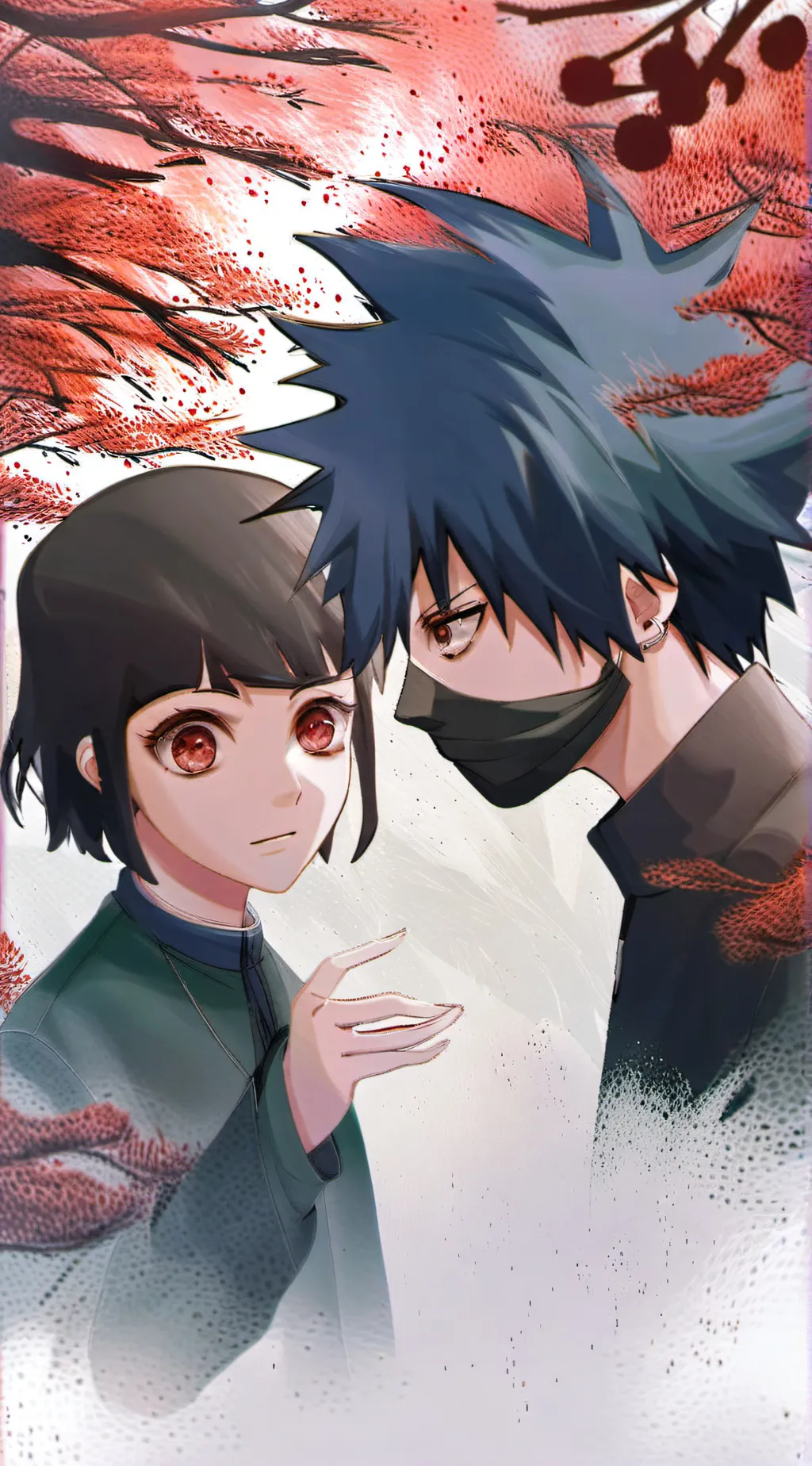 ai character: Minato's team 7 background