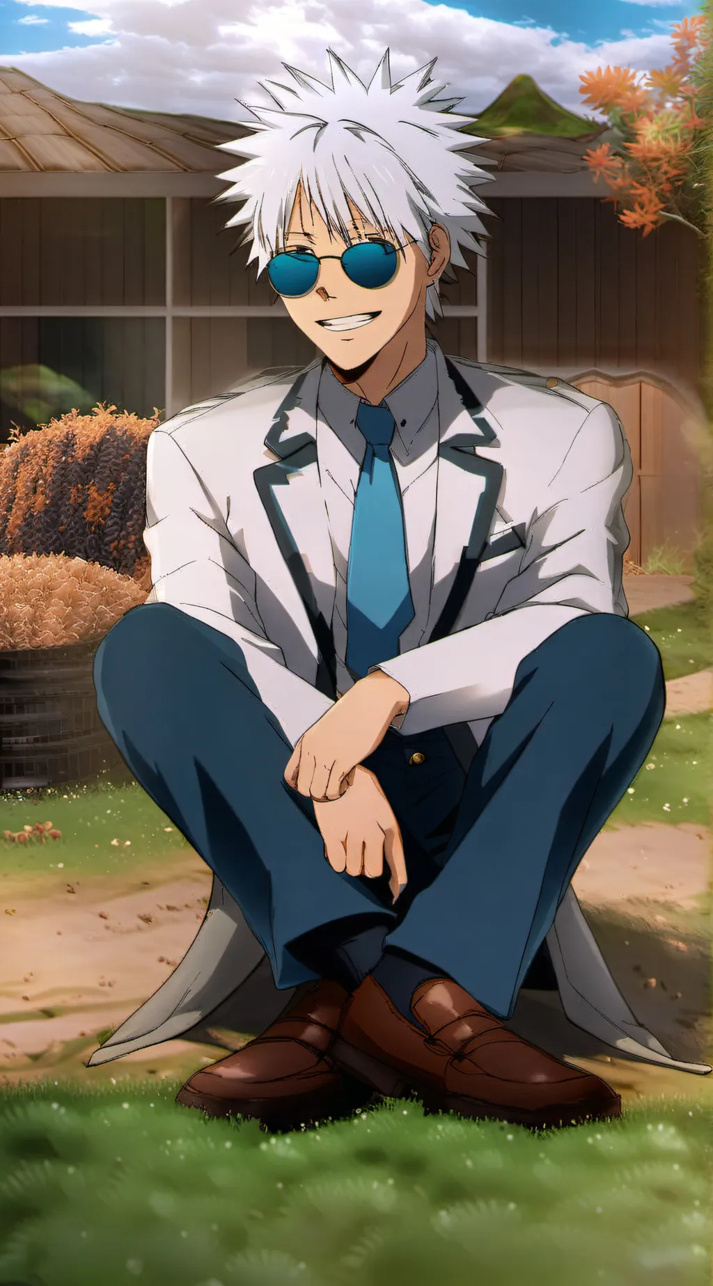ai character: Teen Gojo background
