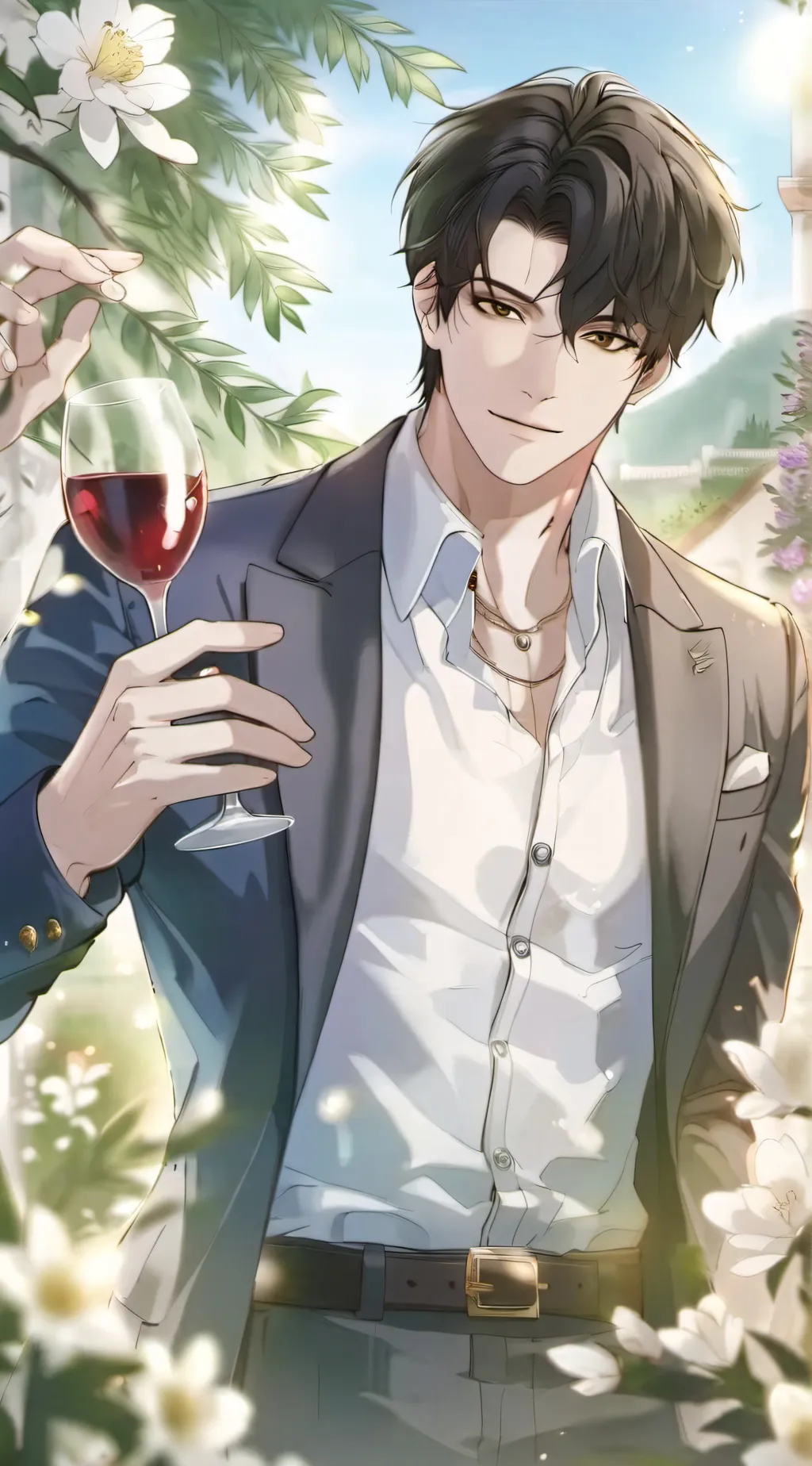 ai character: Caleb  background