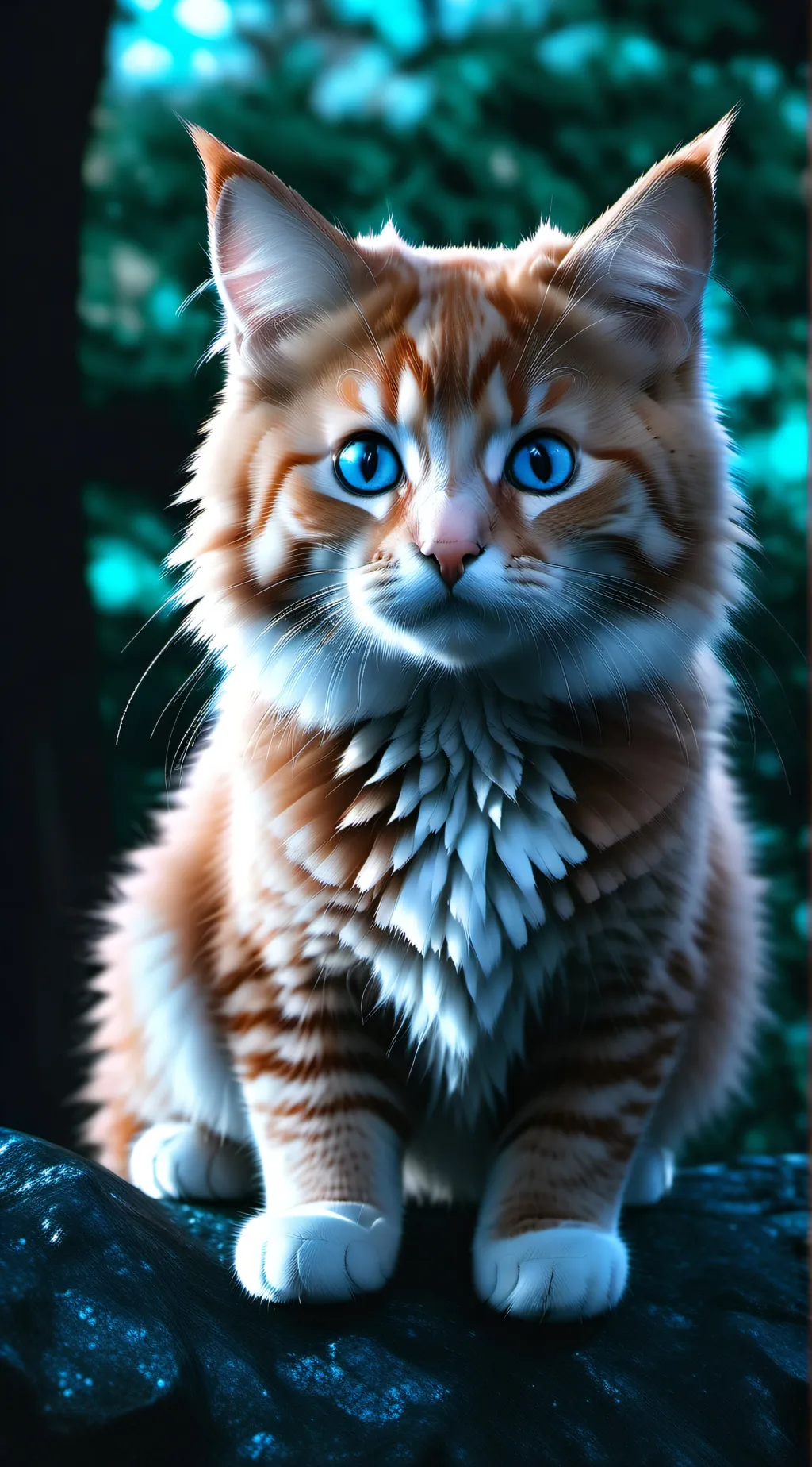 ai character: cat background