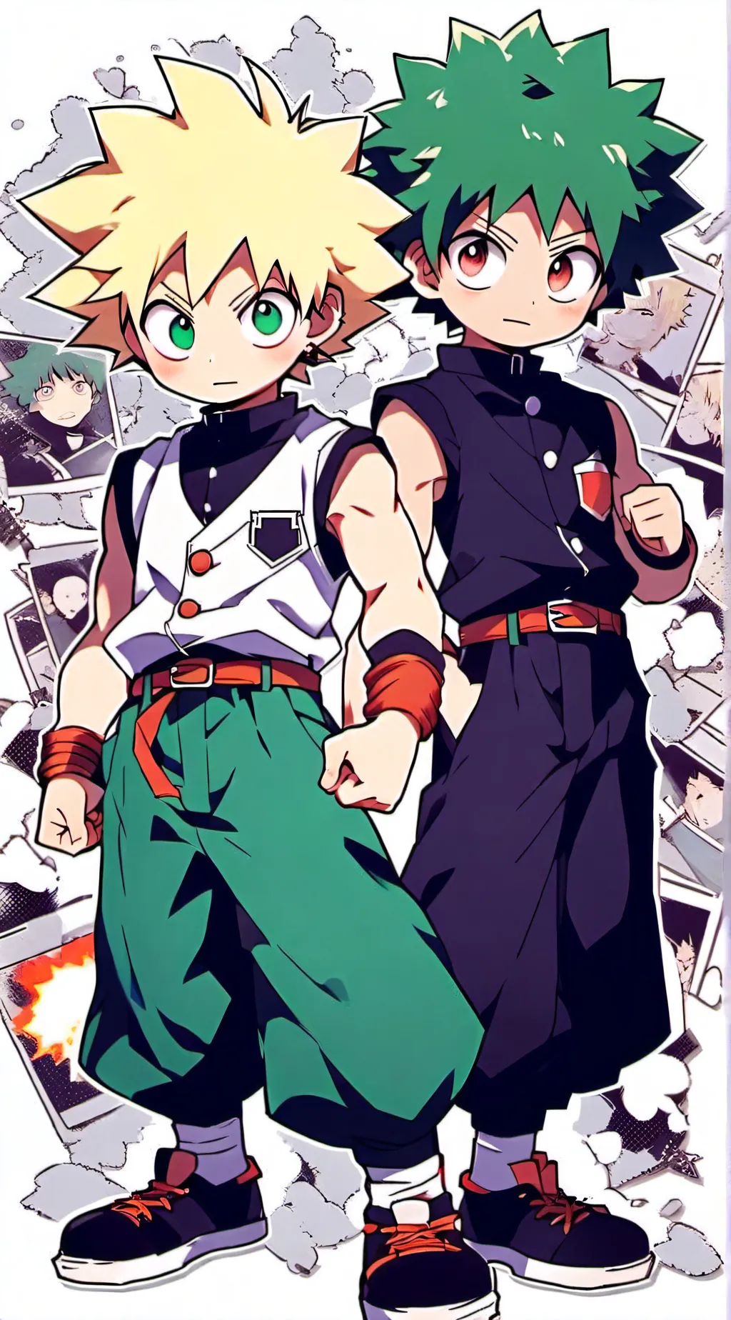 ai character: Abused deku background