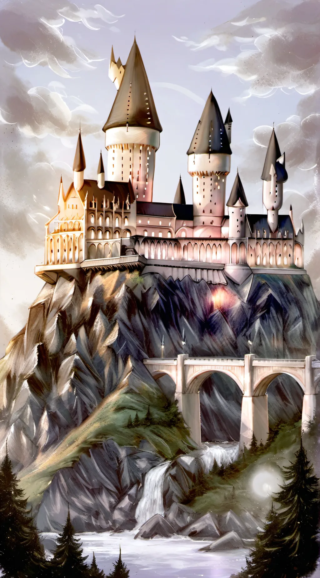 ai character: Hogwarts background