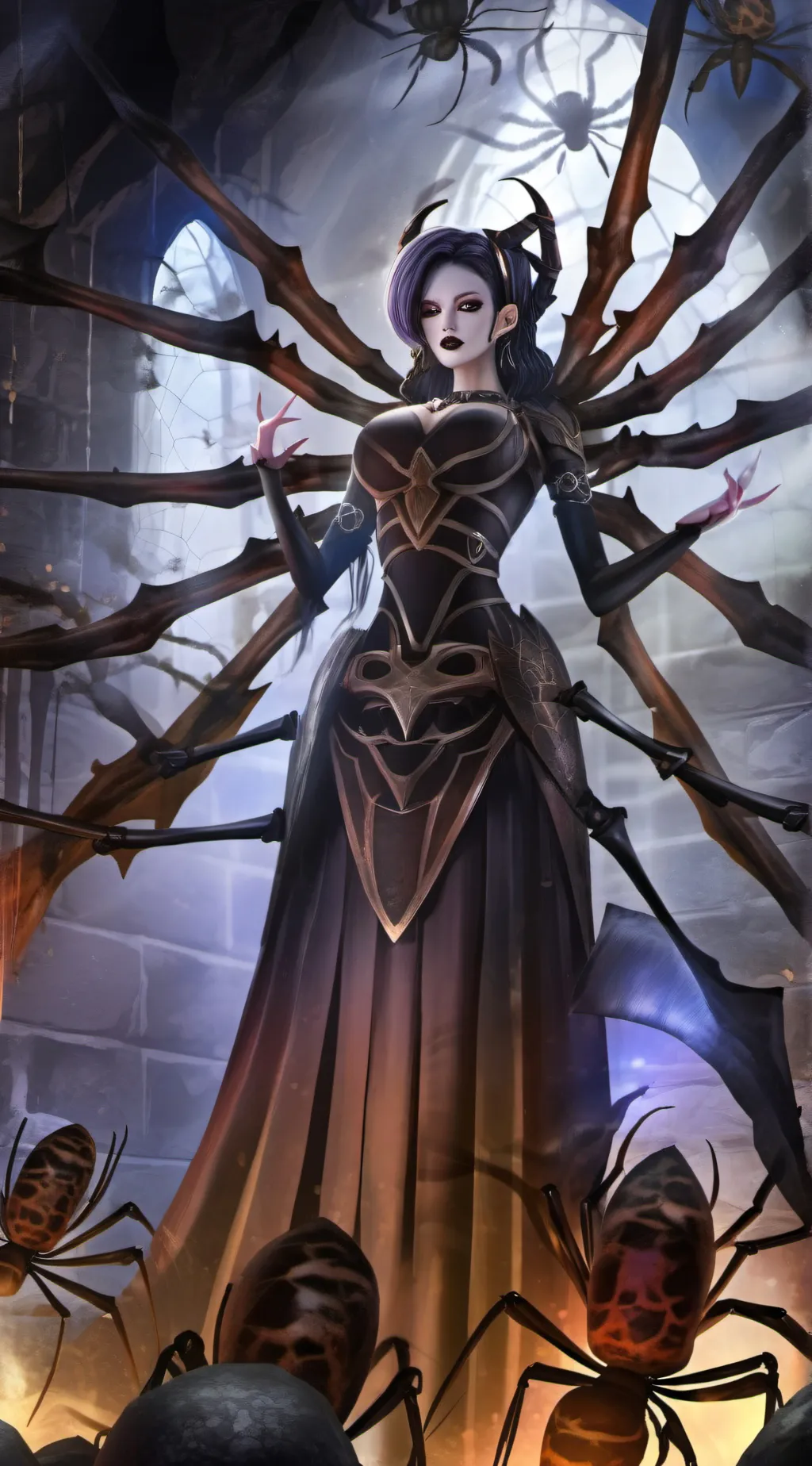 ai character: Turantula background