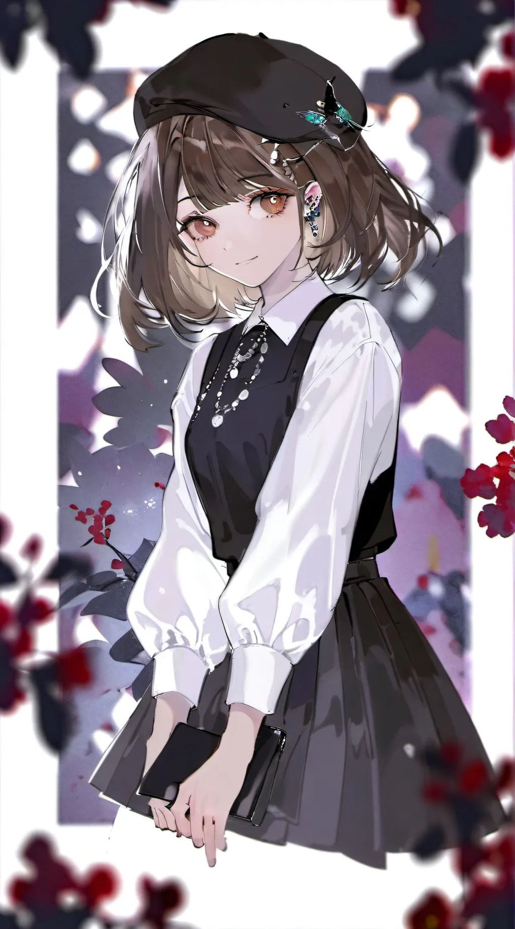 ai character: GIRL background