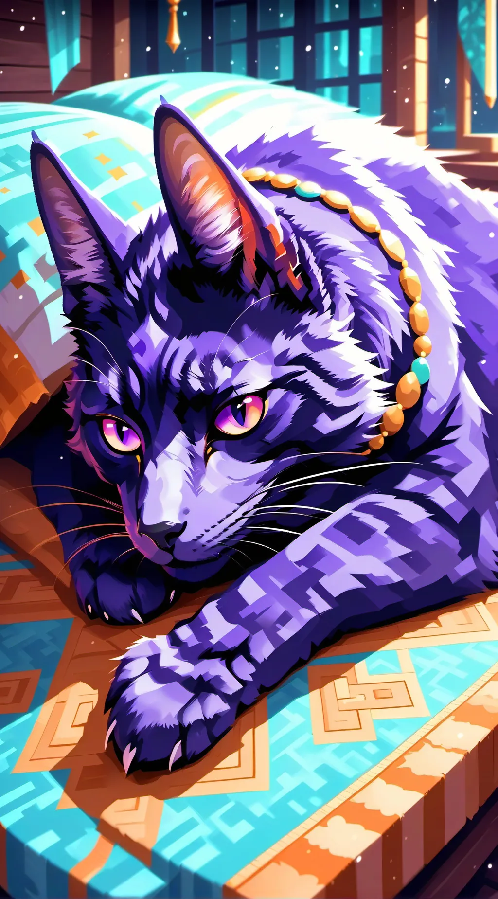 ai character: Catnap background