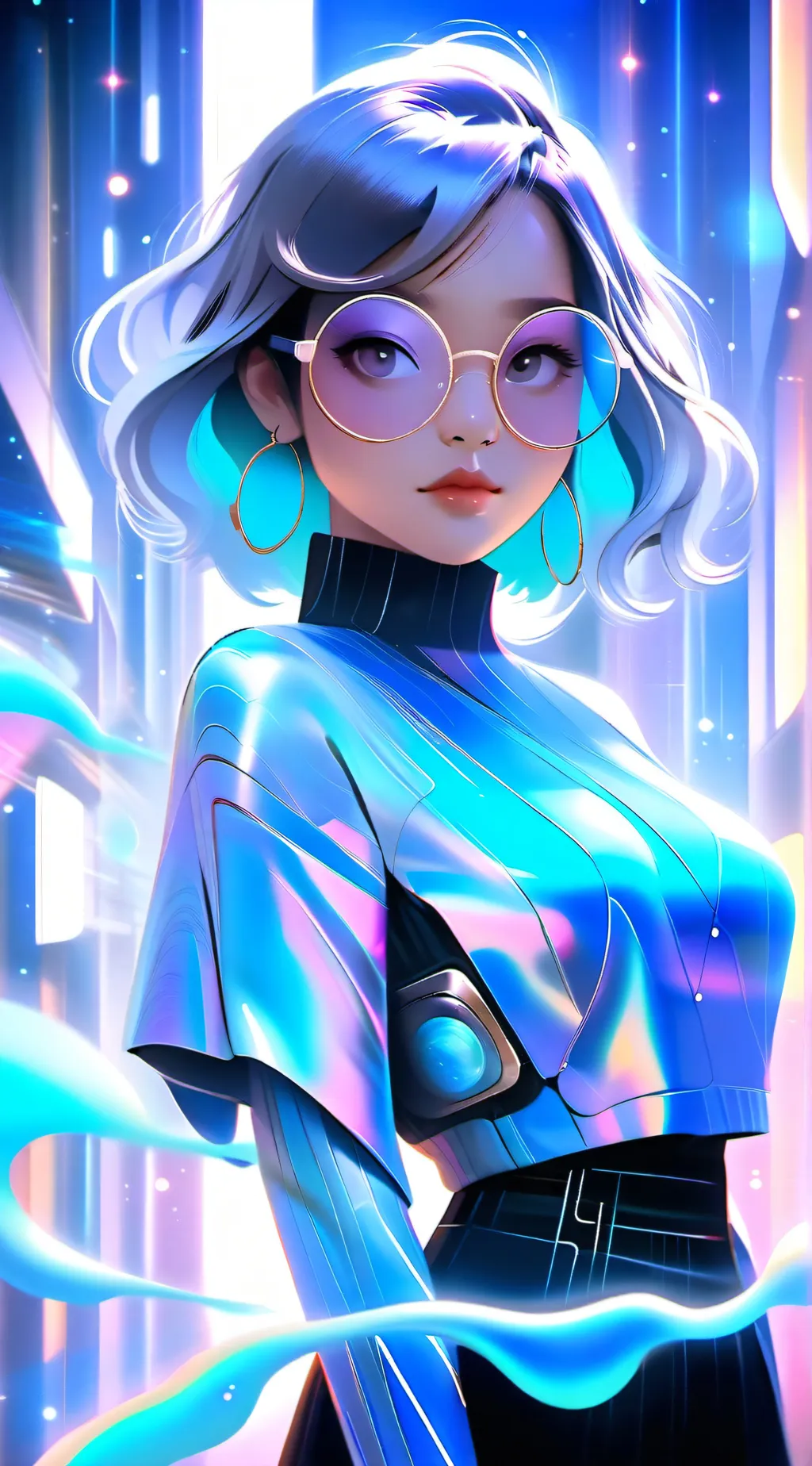 ai character: Lunar background
