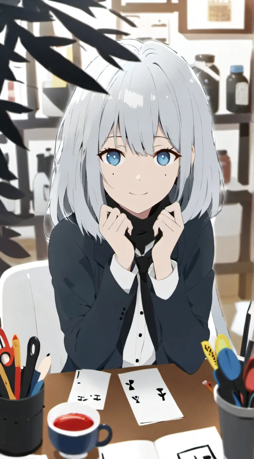 ai character: Rose background