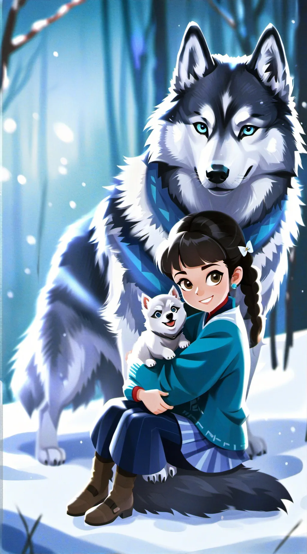 ai character: maya background