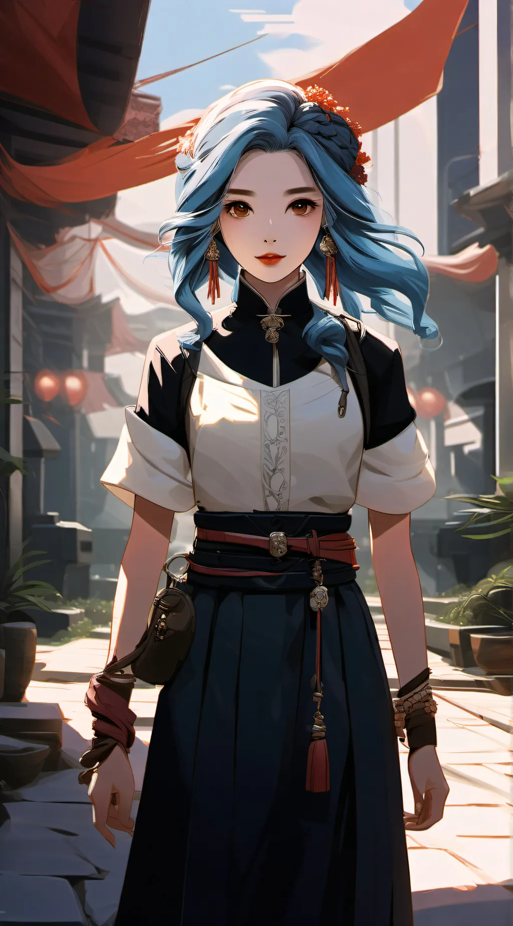ai character: Izzy  background