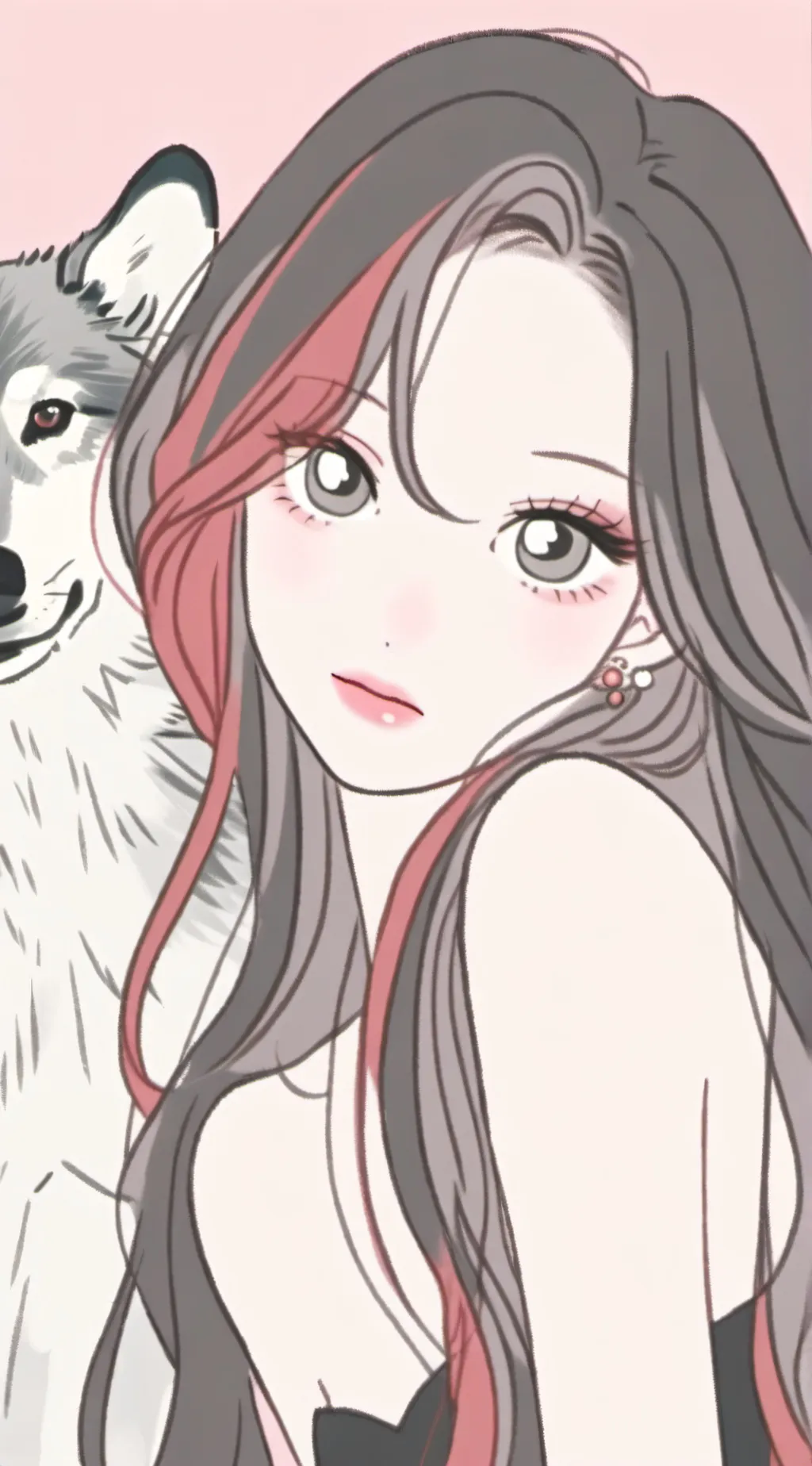 ai character: Crystal  background