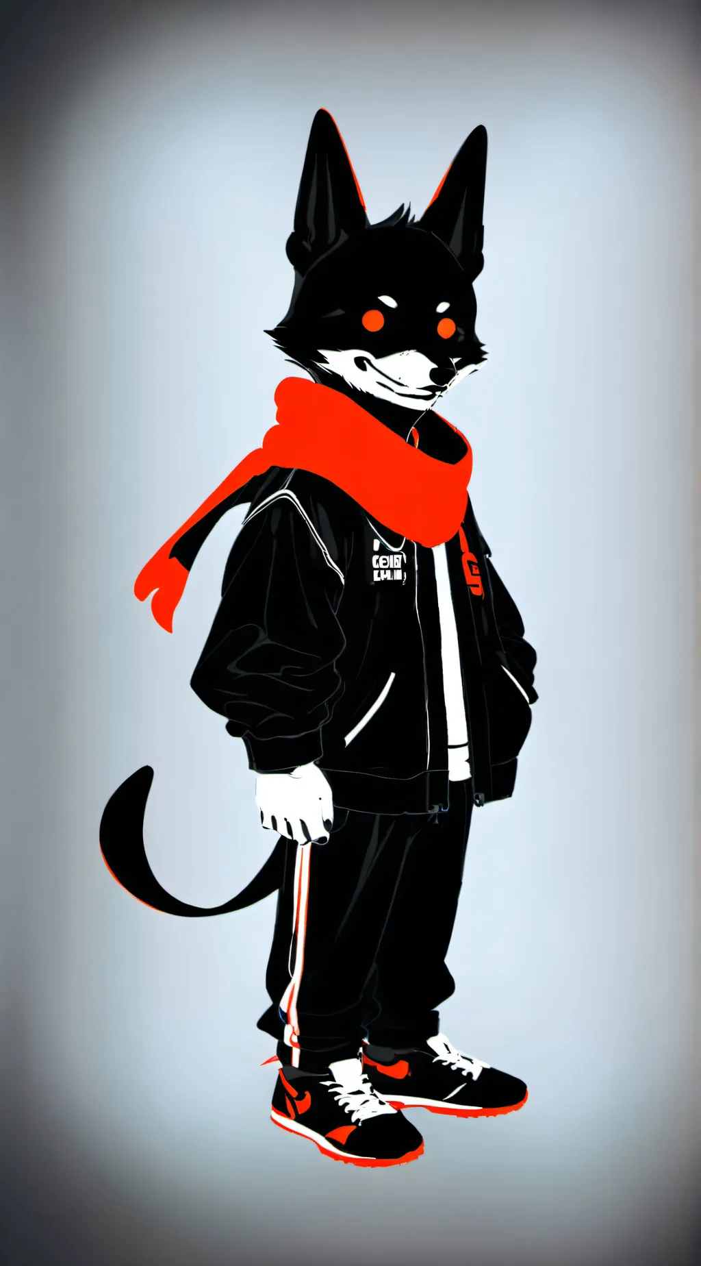 ai character: Furry eater background