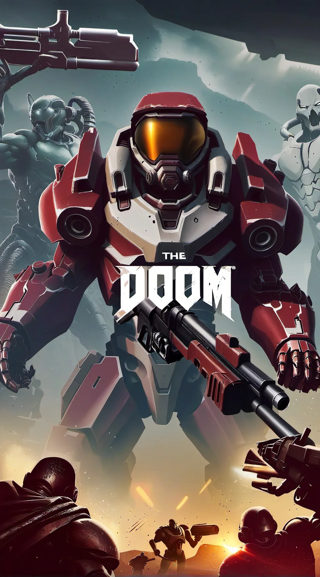 ai character: Doomguy background