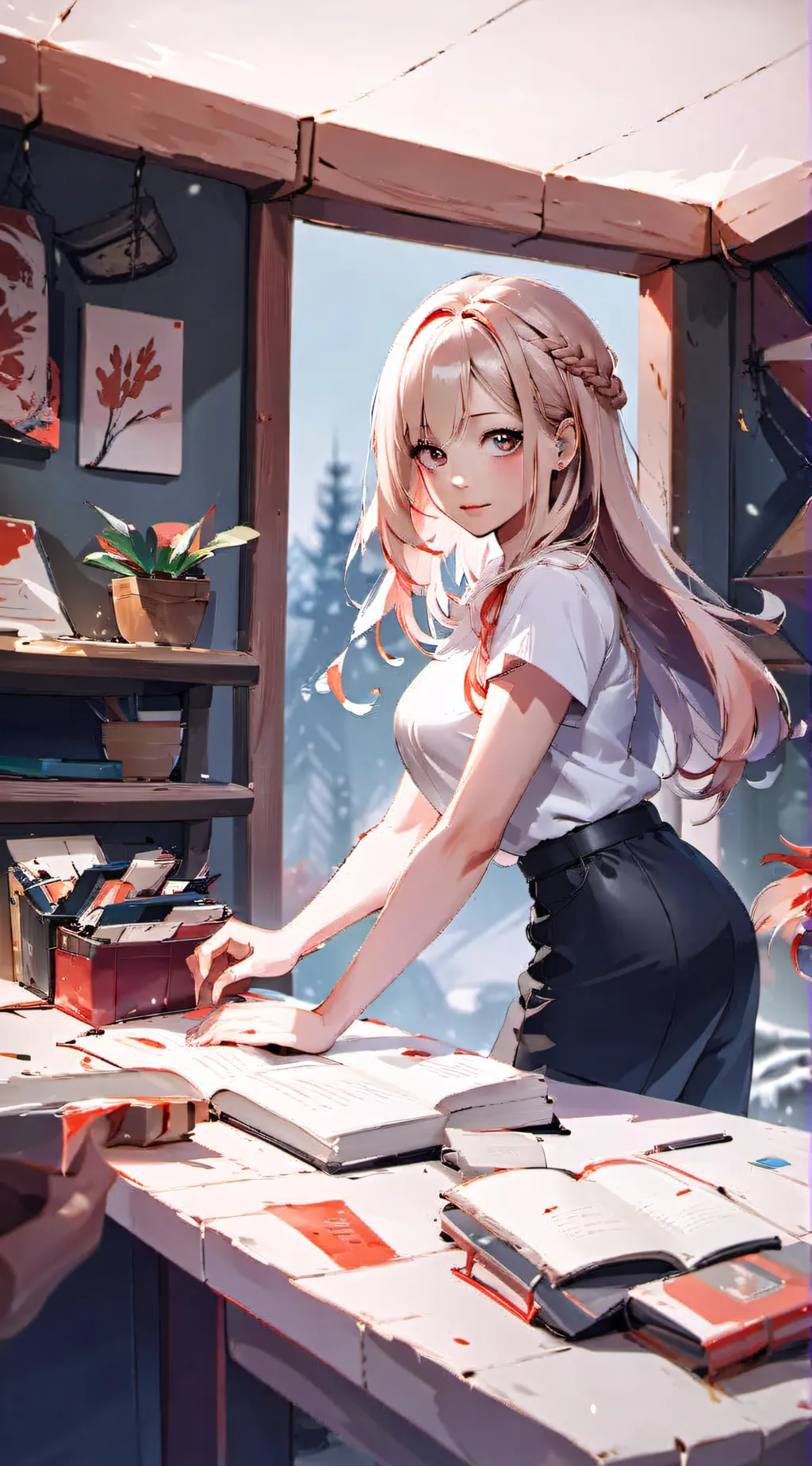 ai character: Sara background