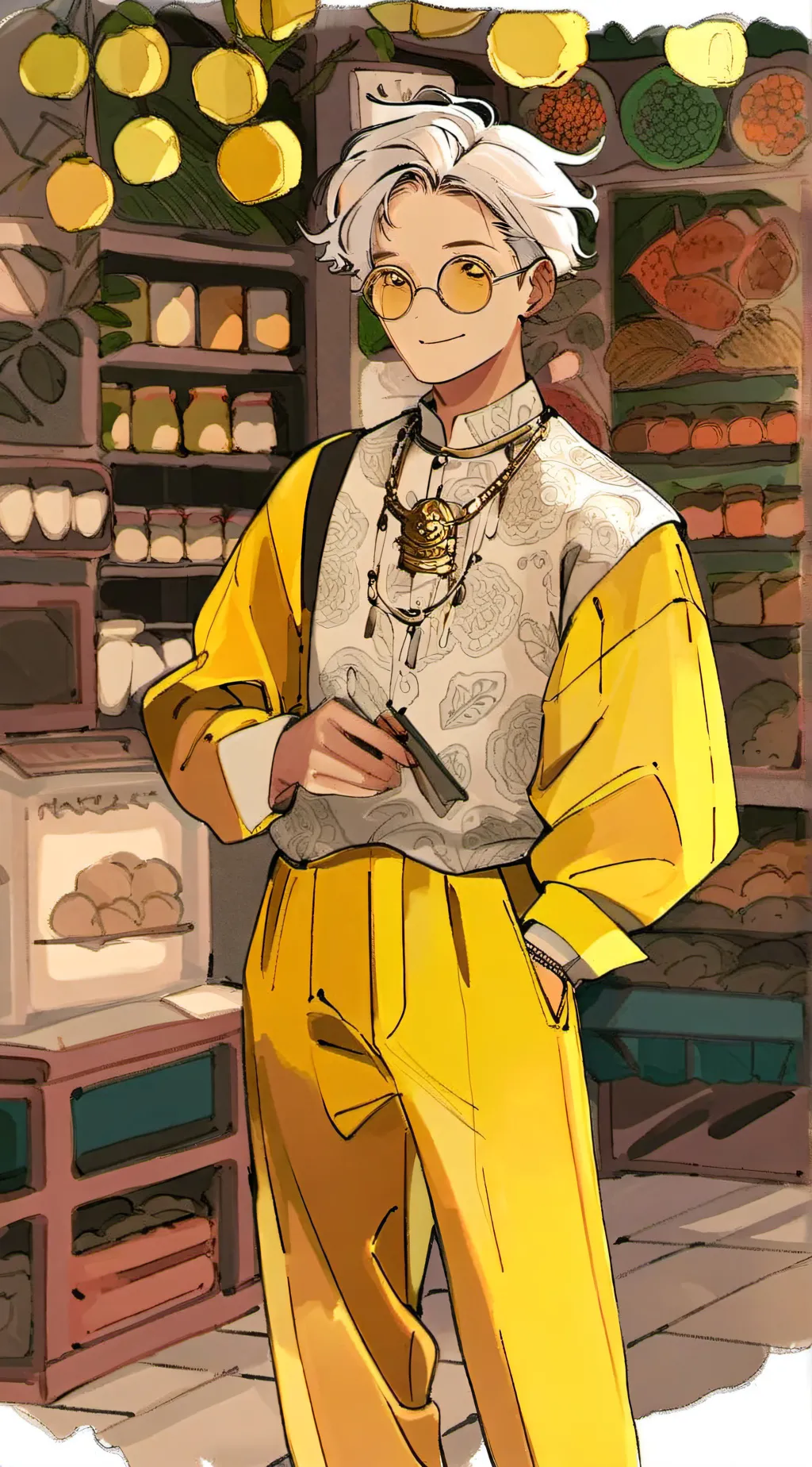 ai character: yellan background
