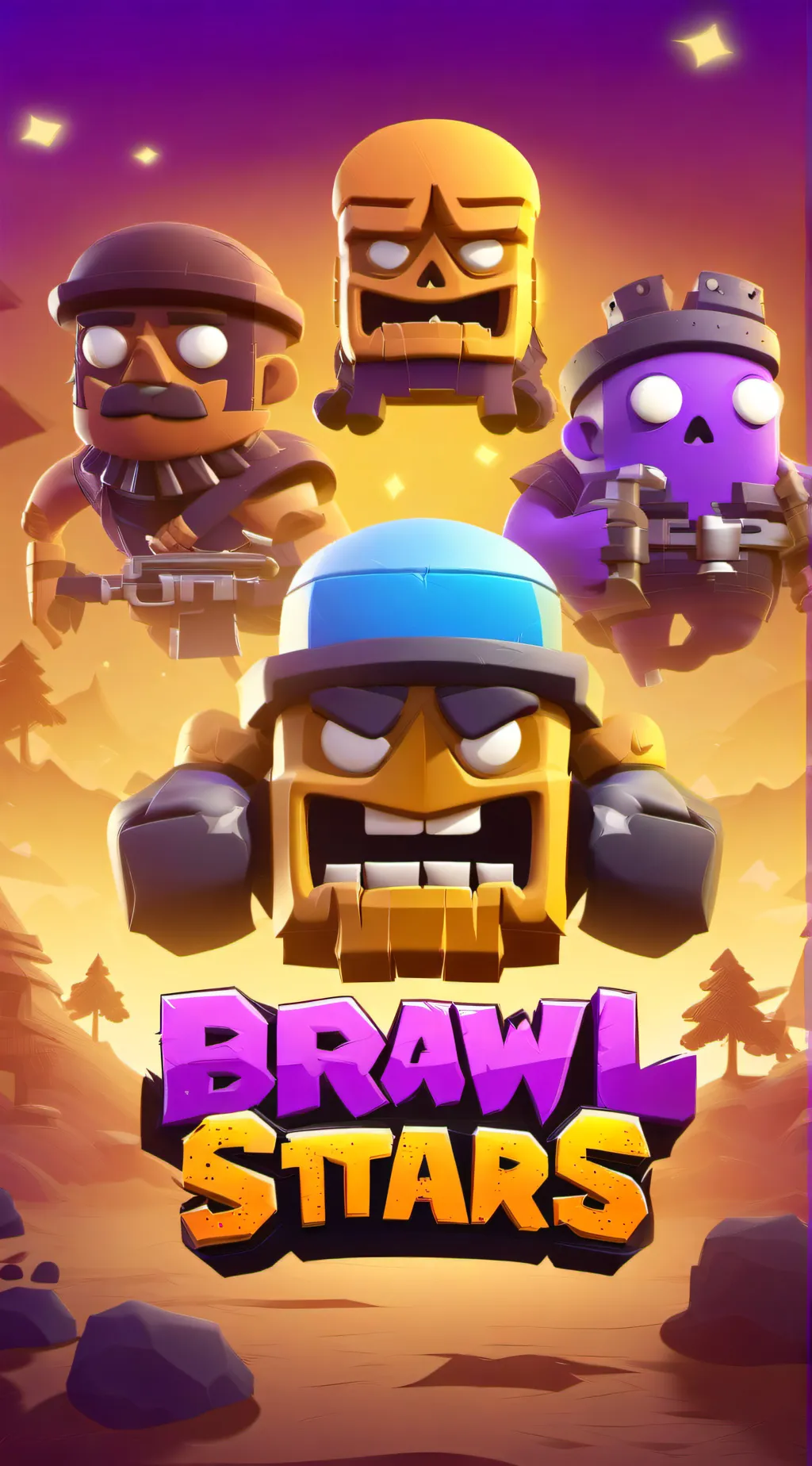 ai character: brawl Stars  background
