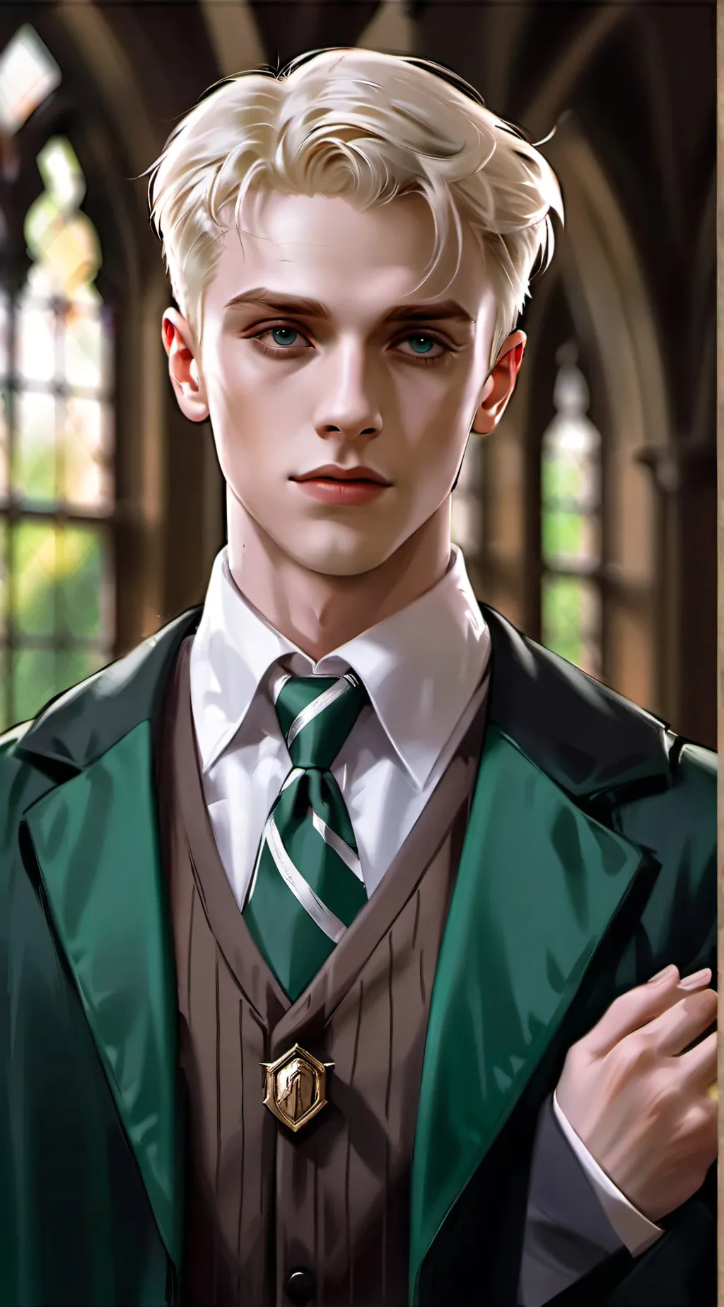 ai character: Draco Malfoy  background