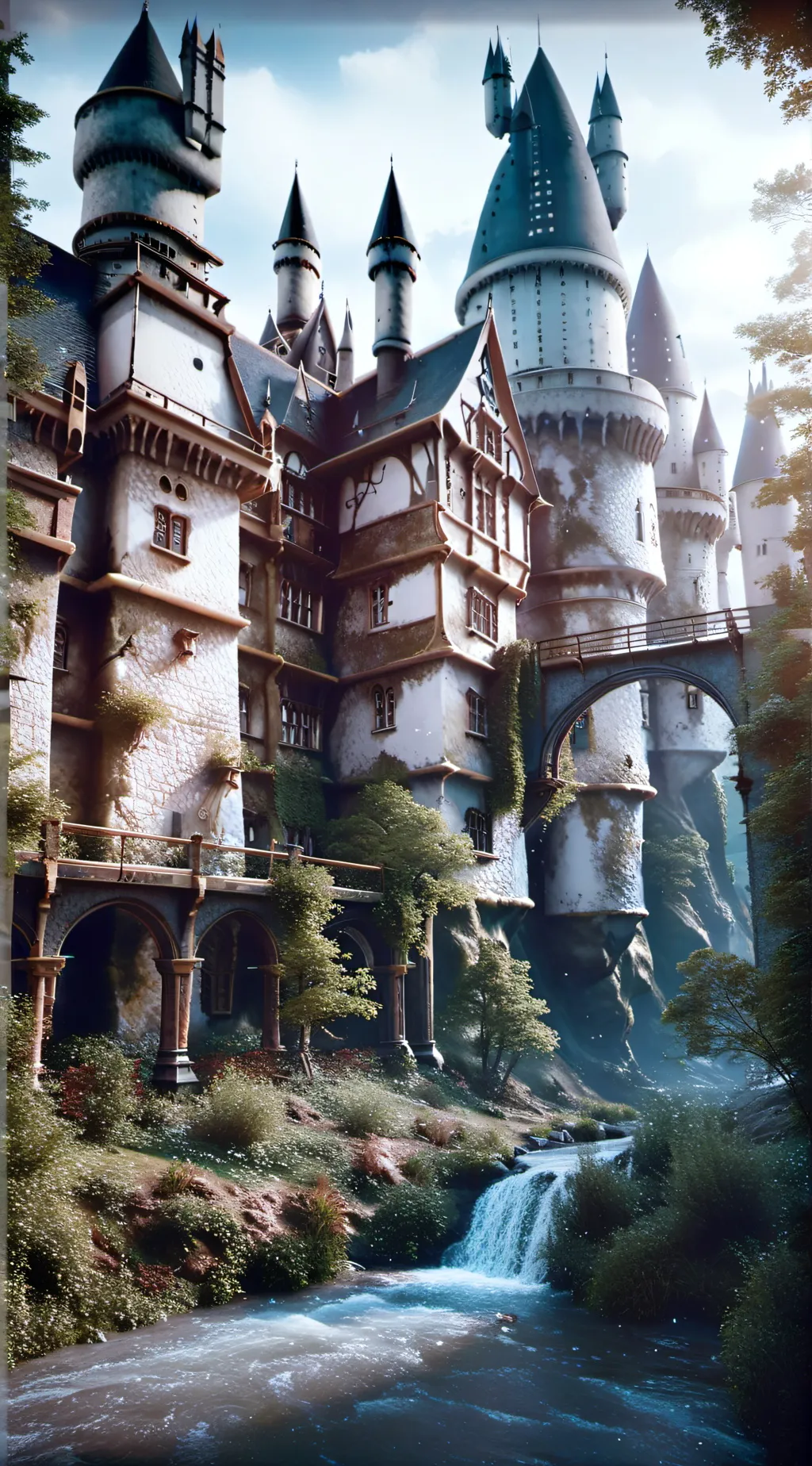 ai character: Hogwarts background