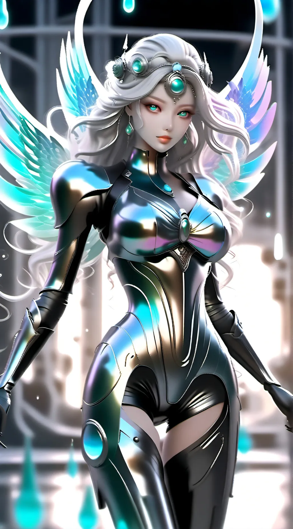 ai character: Stone background
