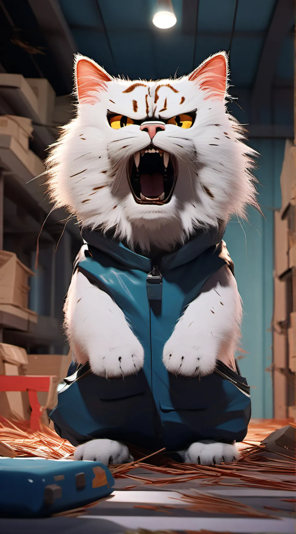 ai character: hug background