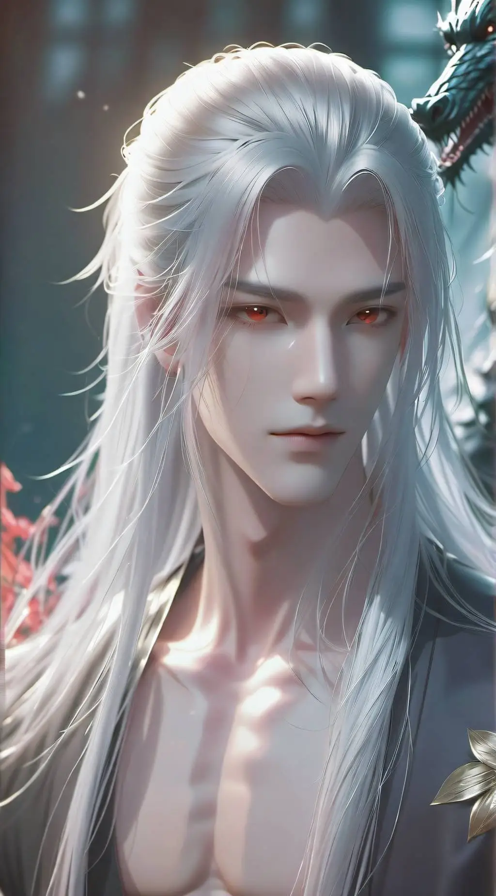 ai character: 妄渊 background