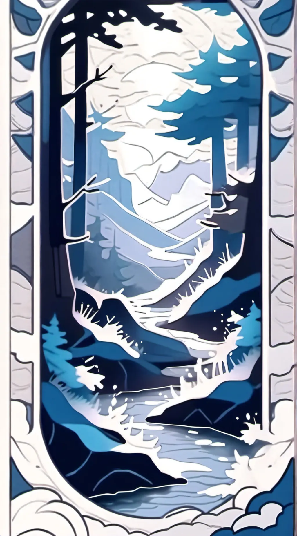 ai character: HH ocean background