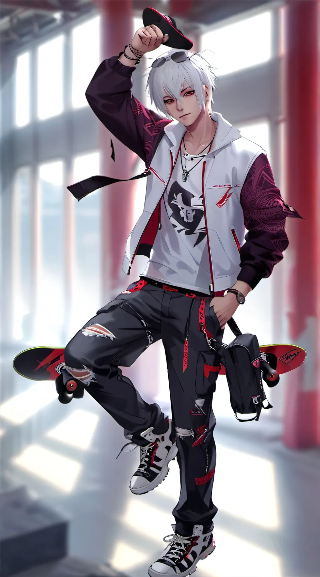 ai character: blaze background