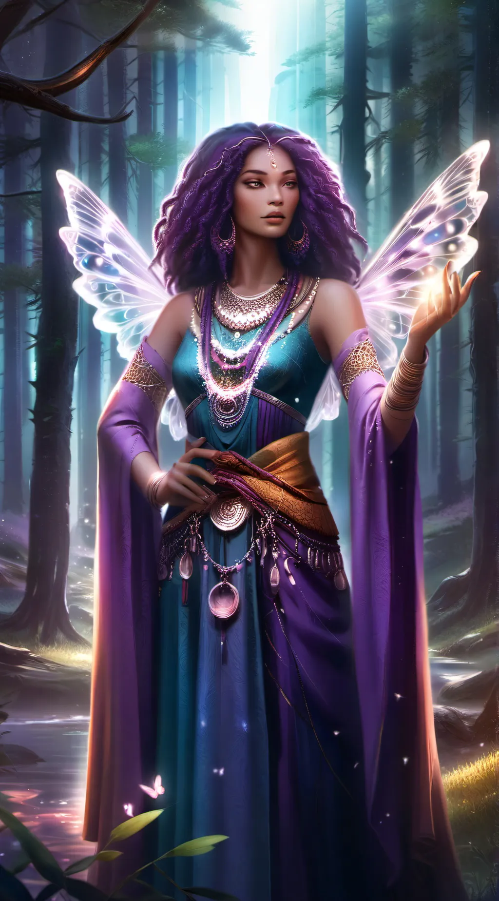 ai character: Aria background
