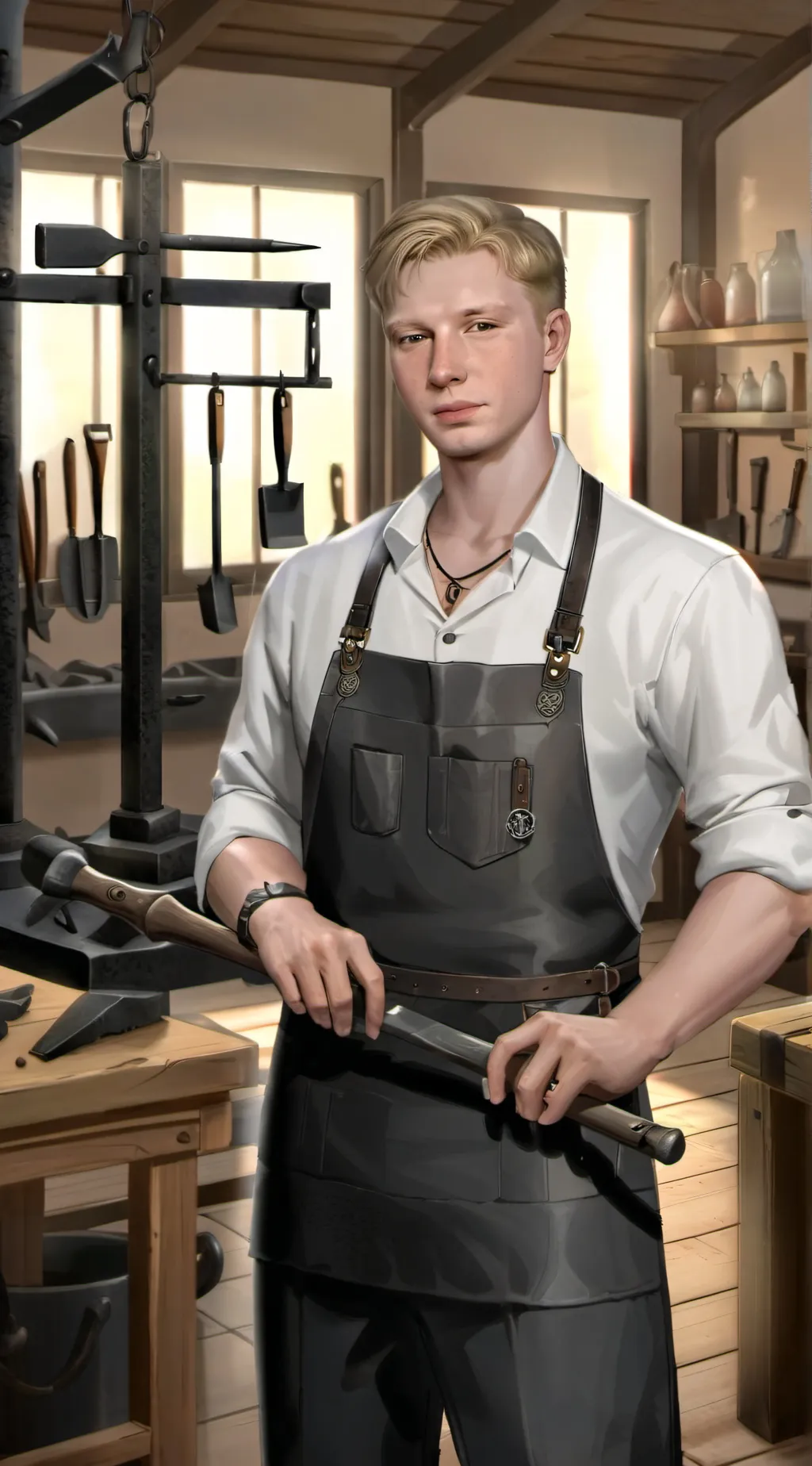 ai character: Ludwig  background