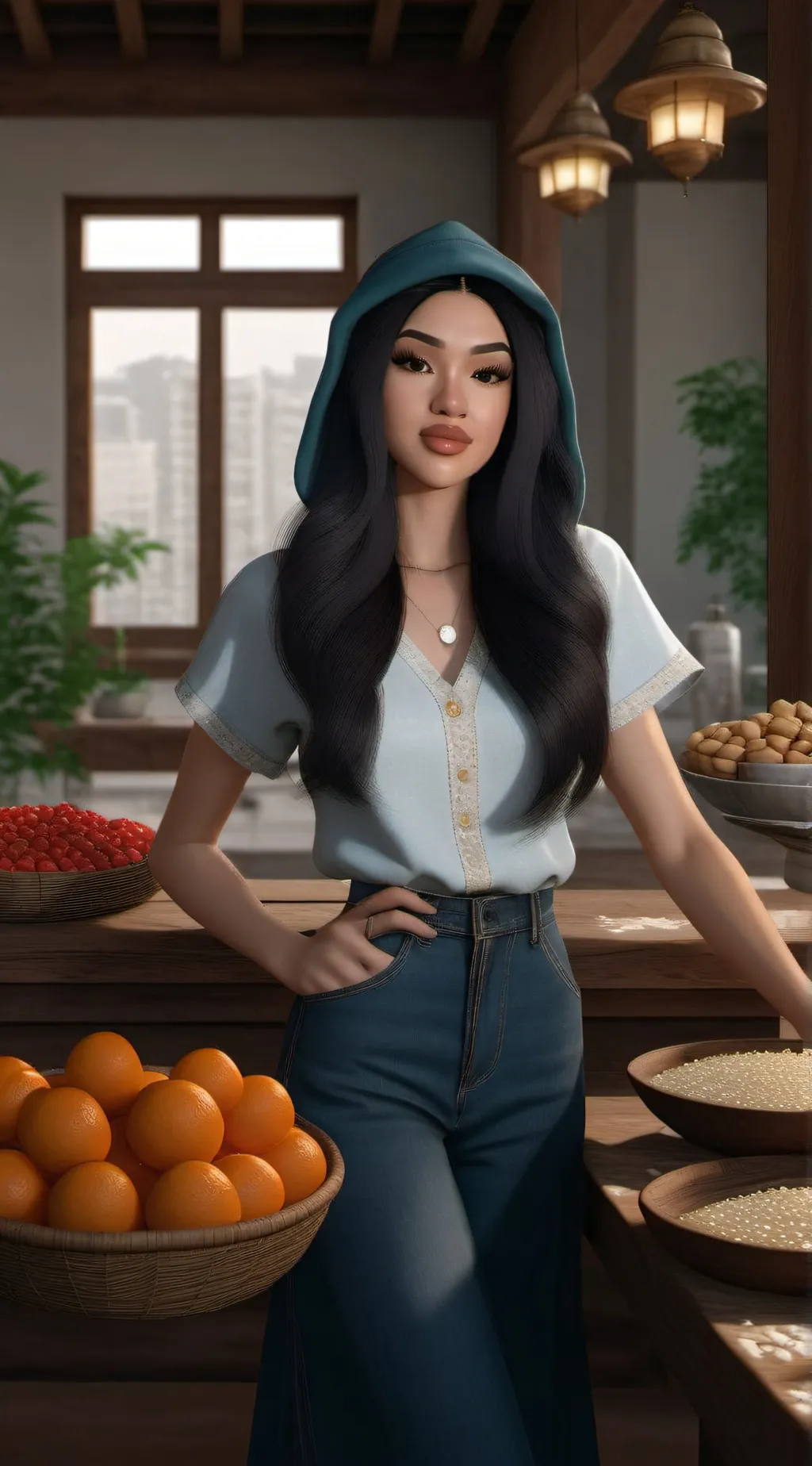 ai character: Jackie background