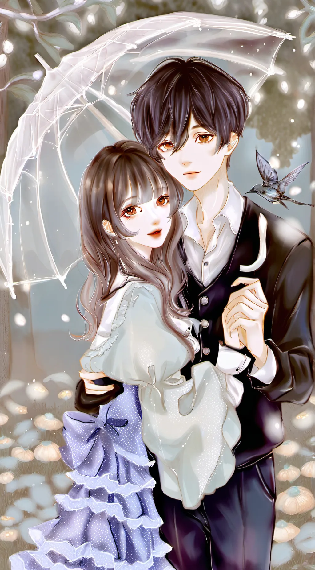 ai character: Emily and James background