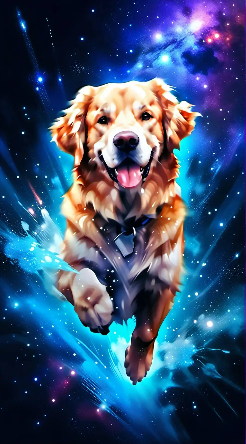 ai character: Buddy Dog. background