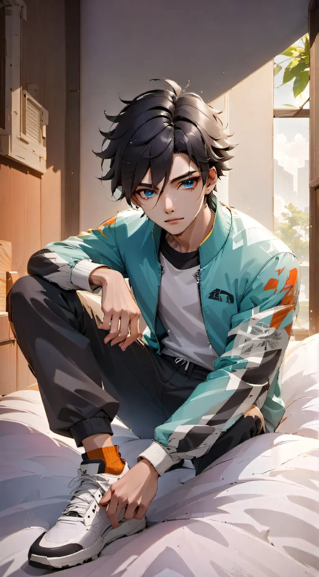 ai character: Max background