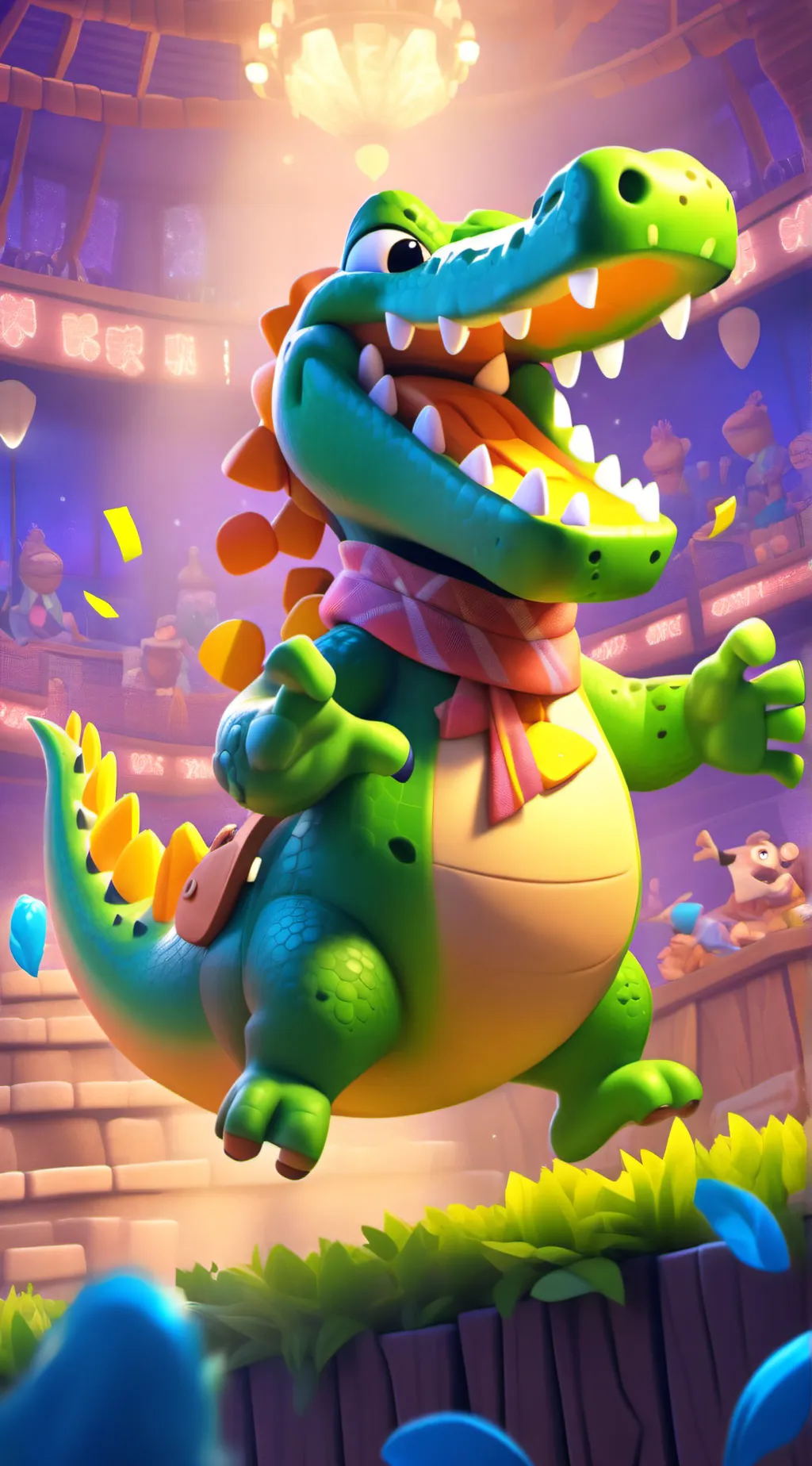 ai character: al the alligator background