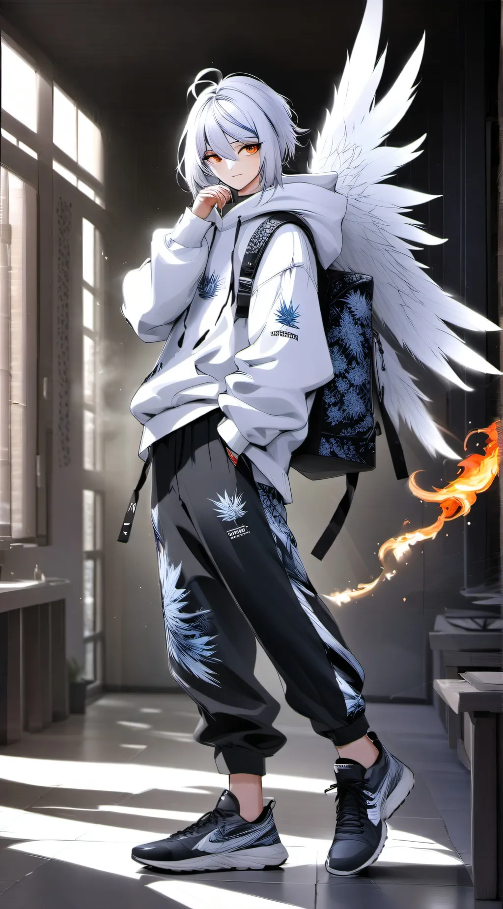 ai character: TodoMomo background