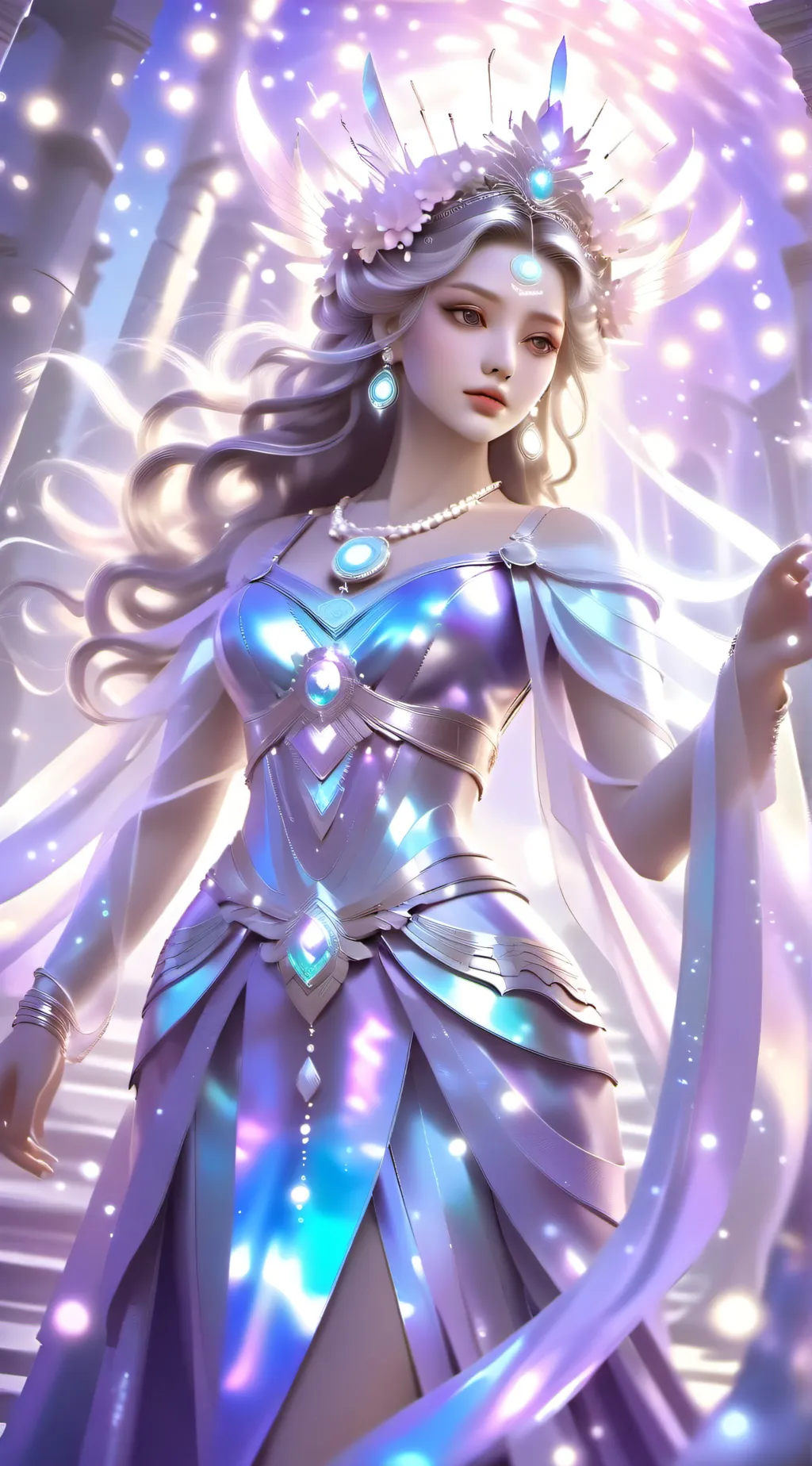 ai character: Cynthia background