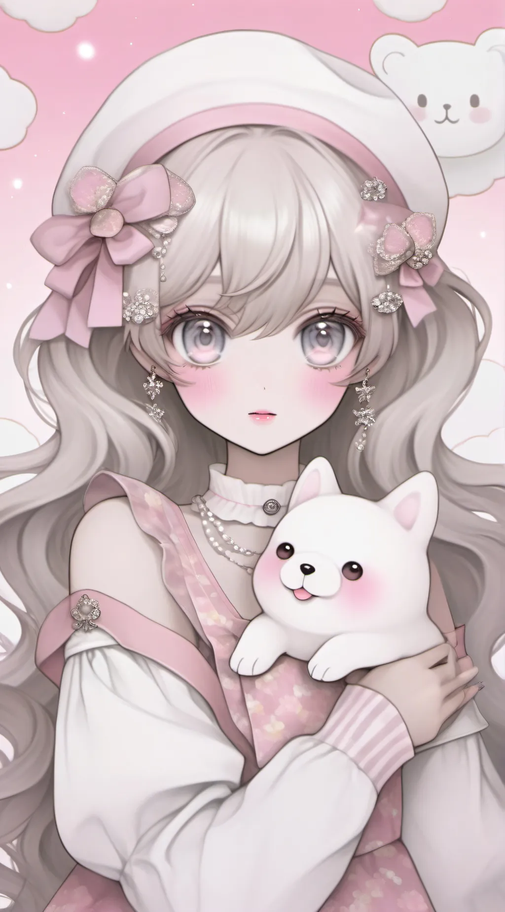 ai character: spoiled barbie background