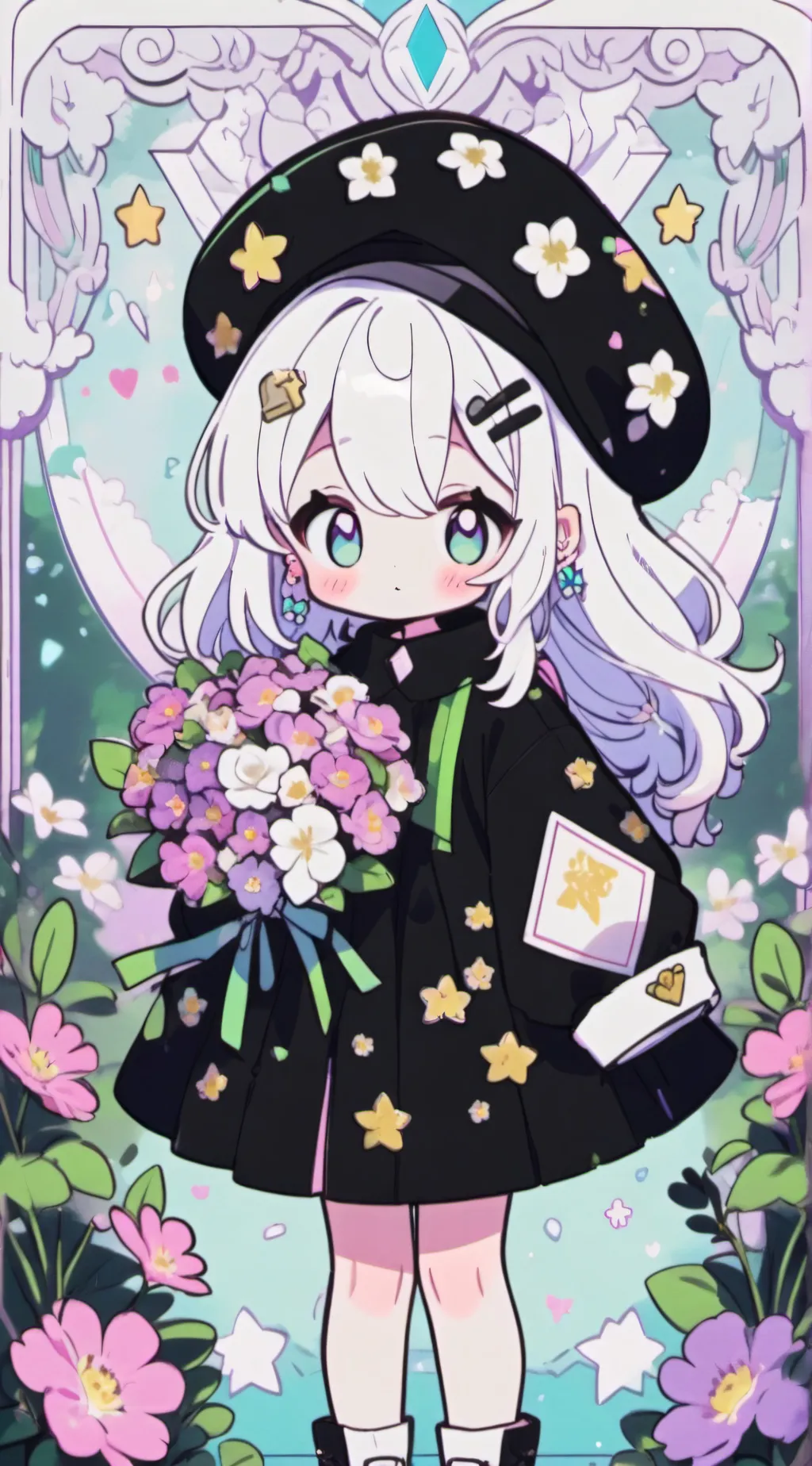 ai character: baby pony game  background