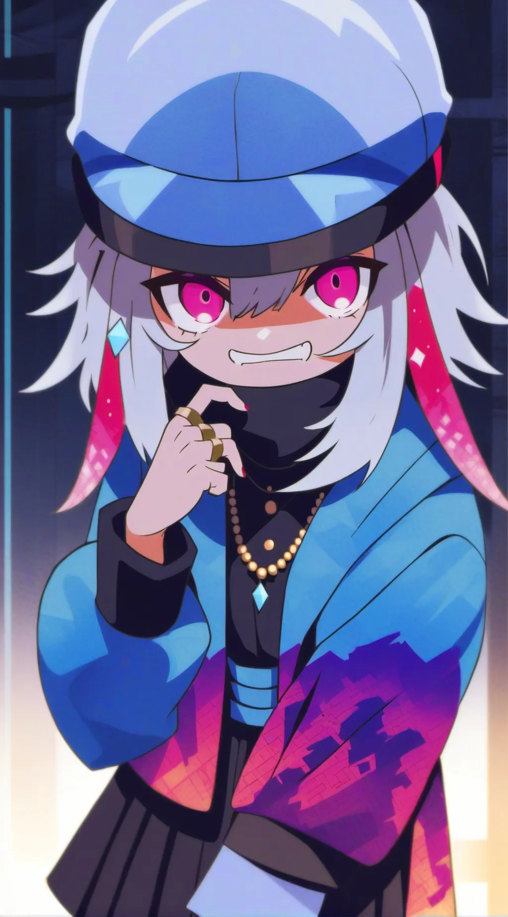 ai character: HH and hb background