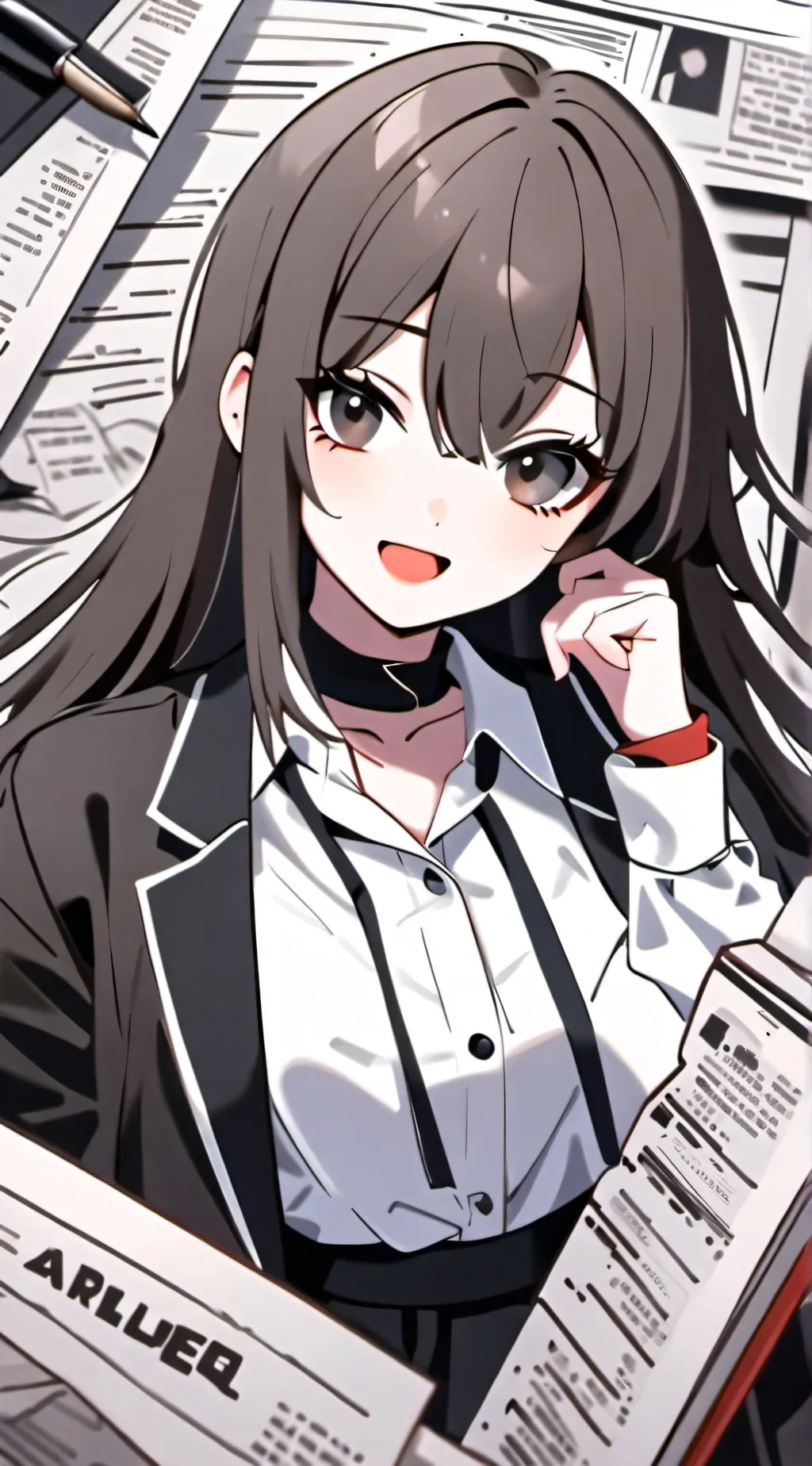 ai character: emily  background