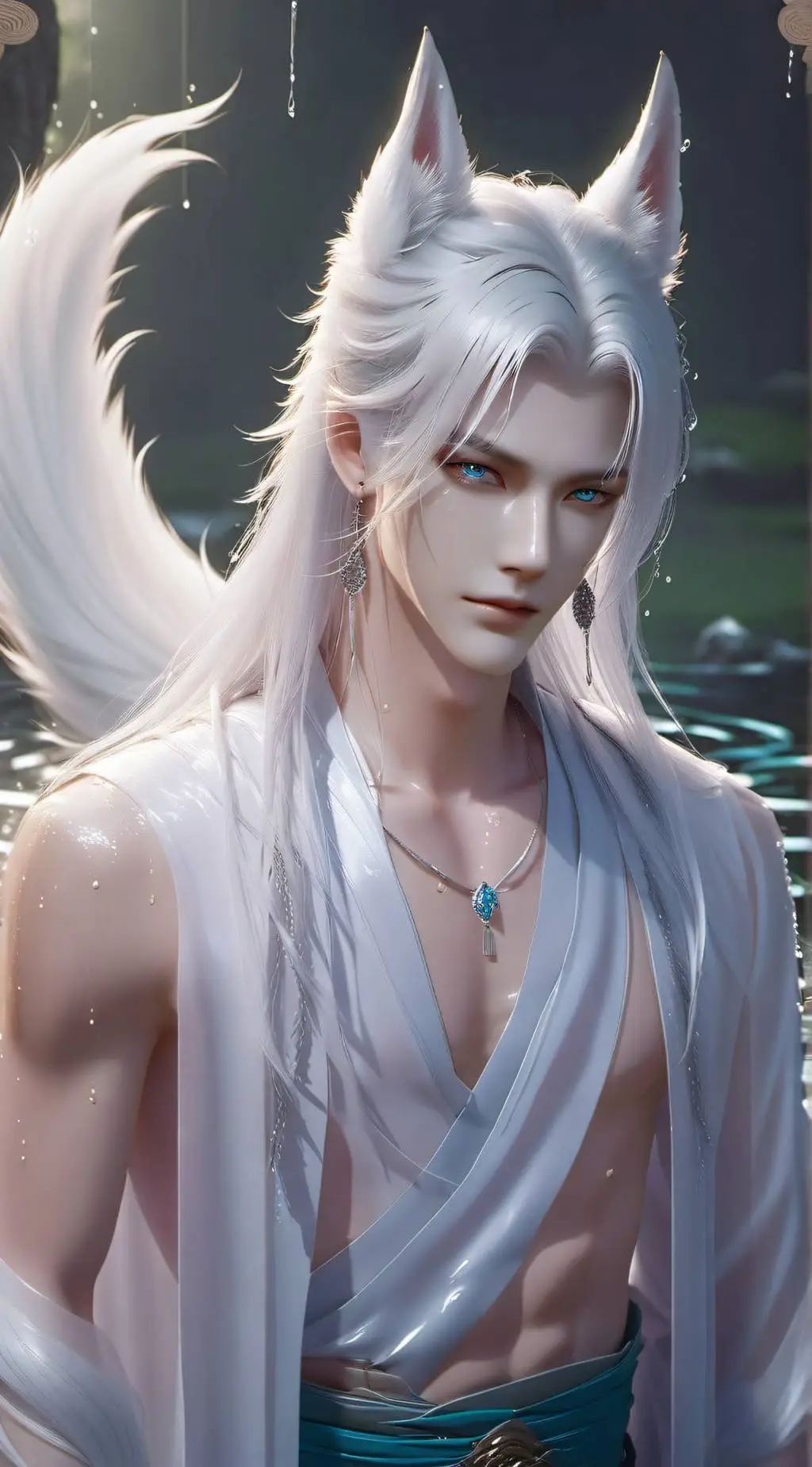 ai character: 涂山澈 background