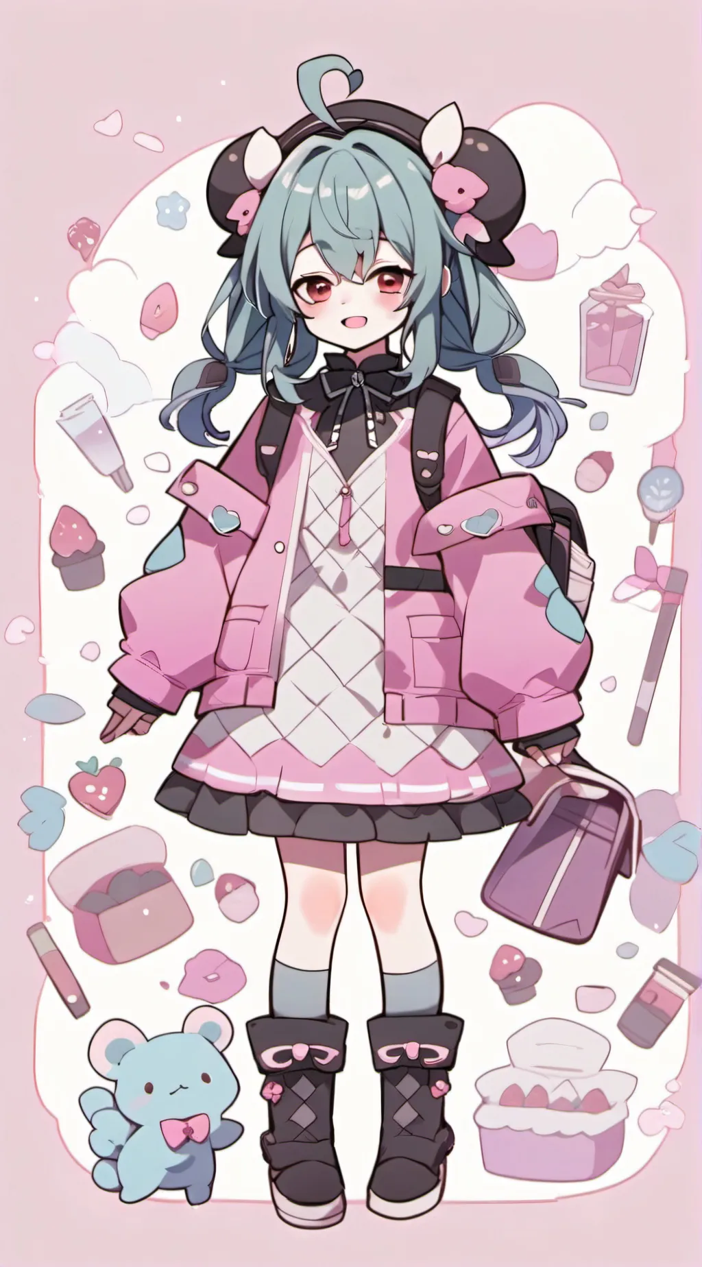 ai character: kny  background