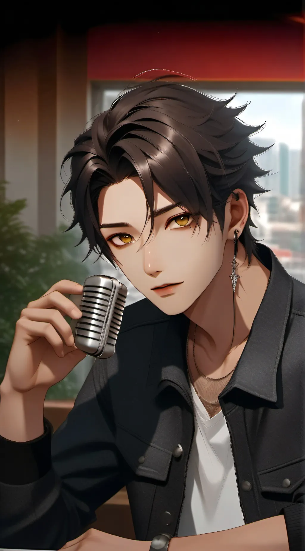 ai character: Ash background