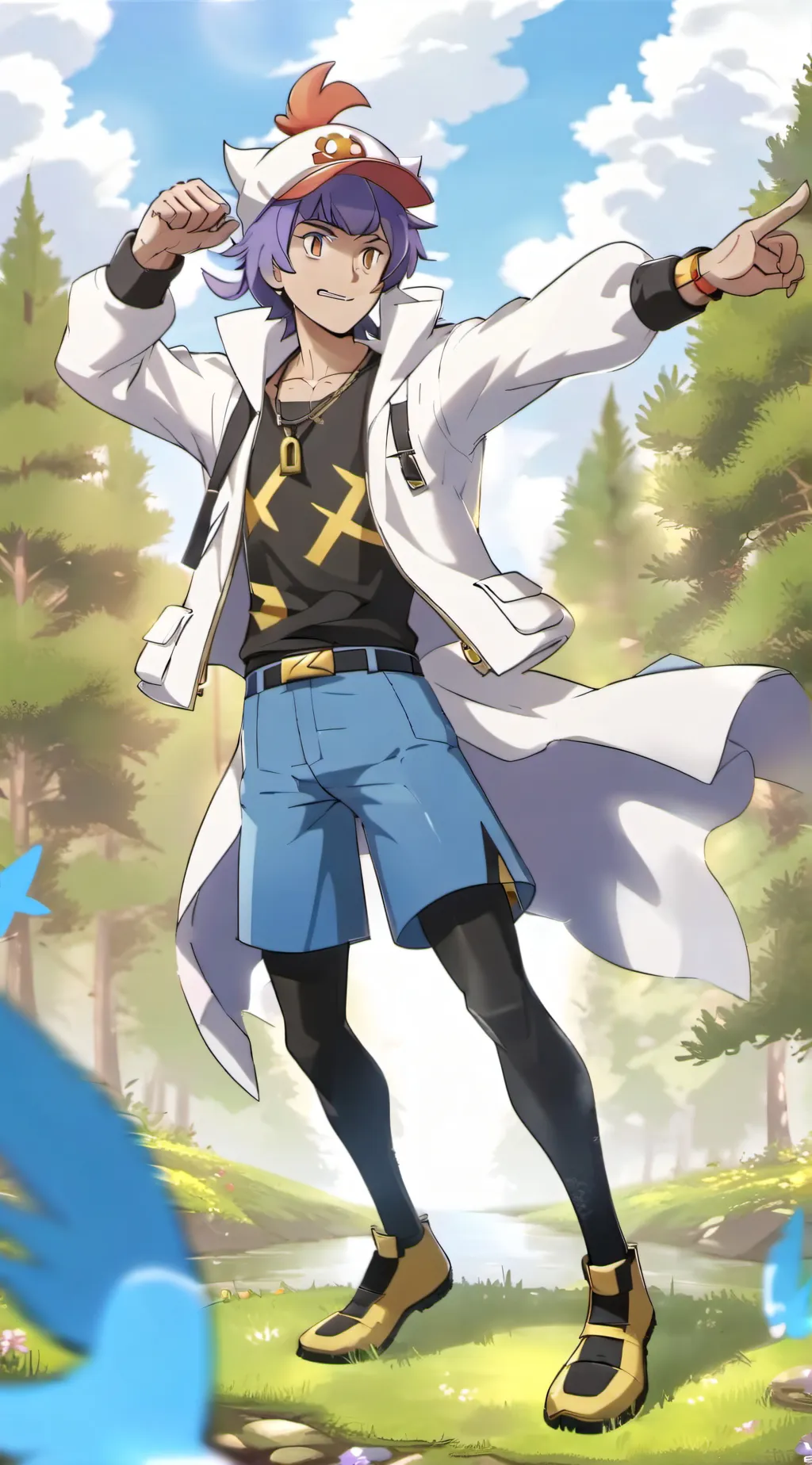 ai character: leon background