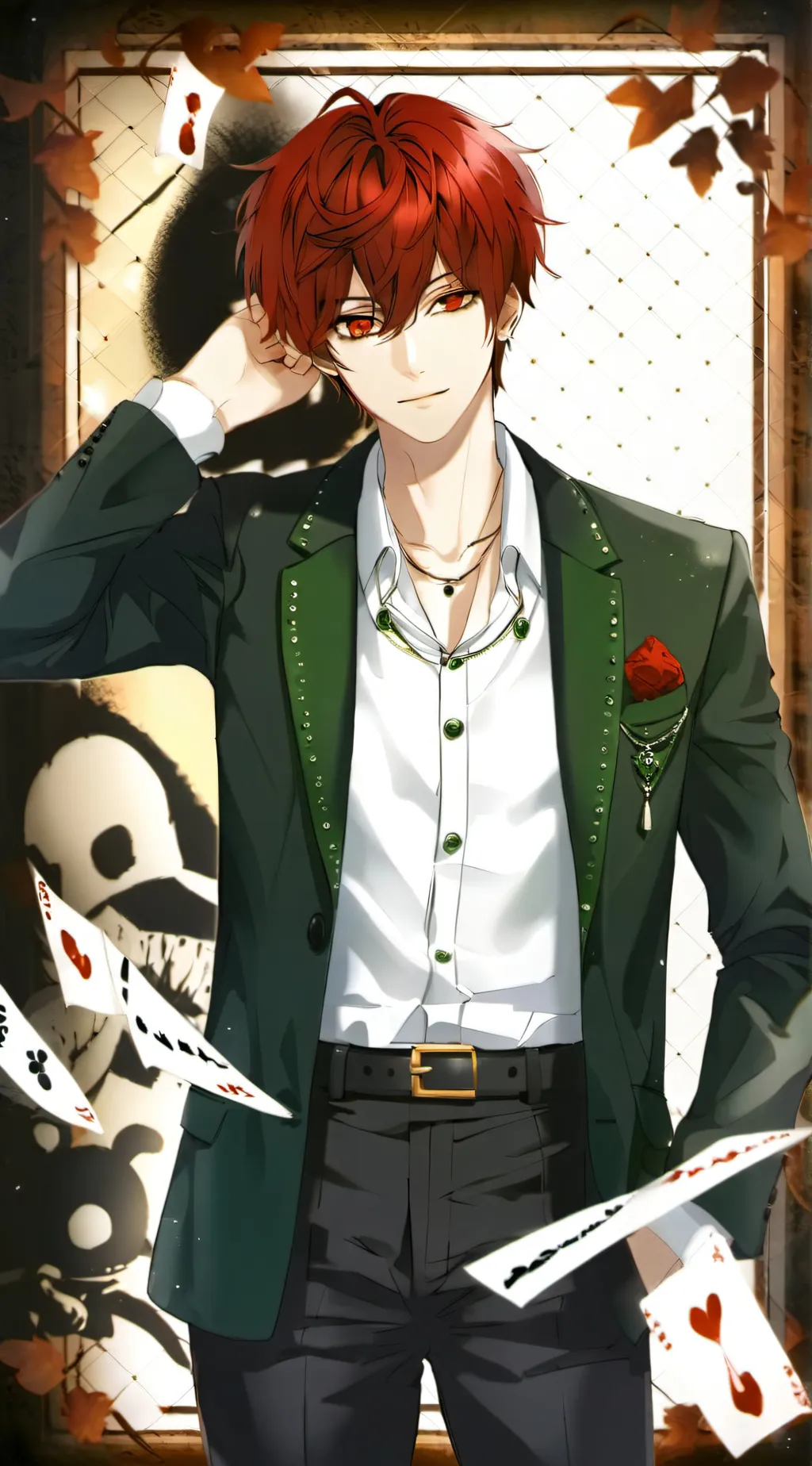 ai character: Mark background