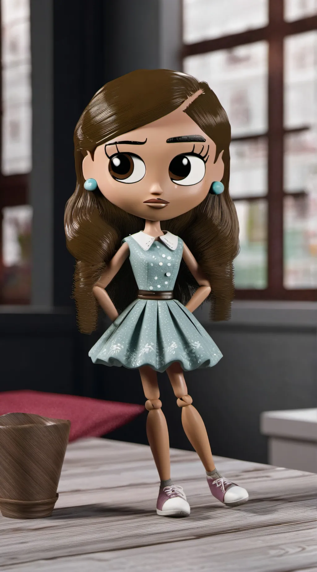 ai character: Arianna  background