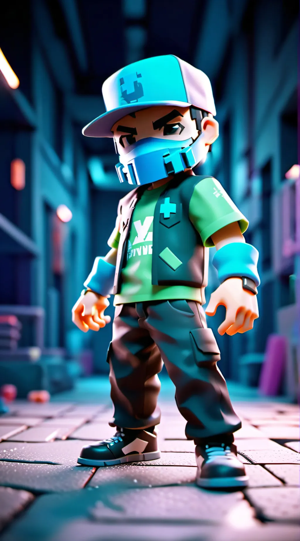 ai character: M3chanic-x background